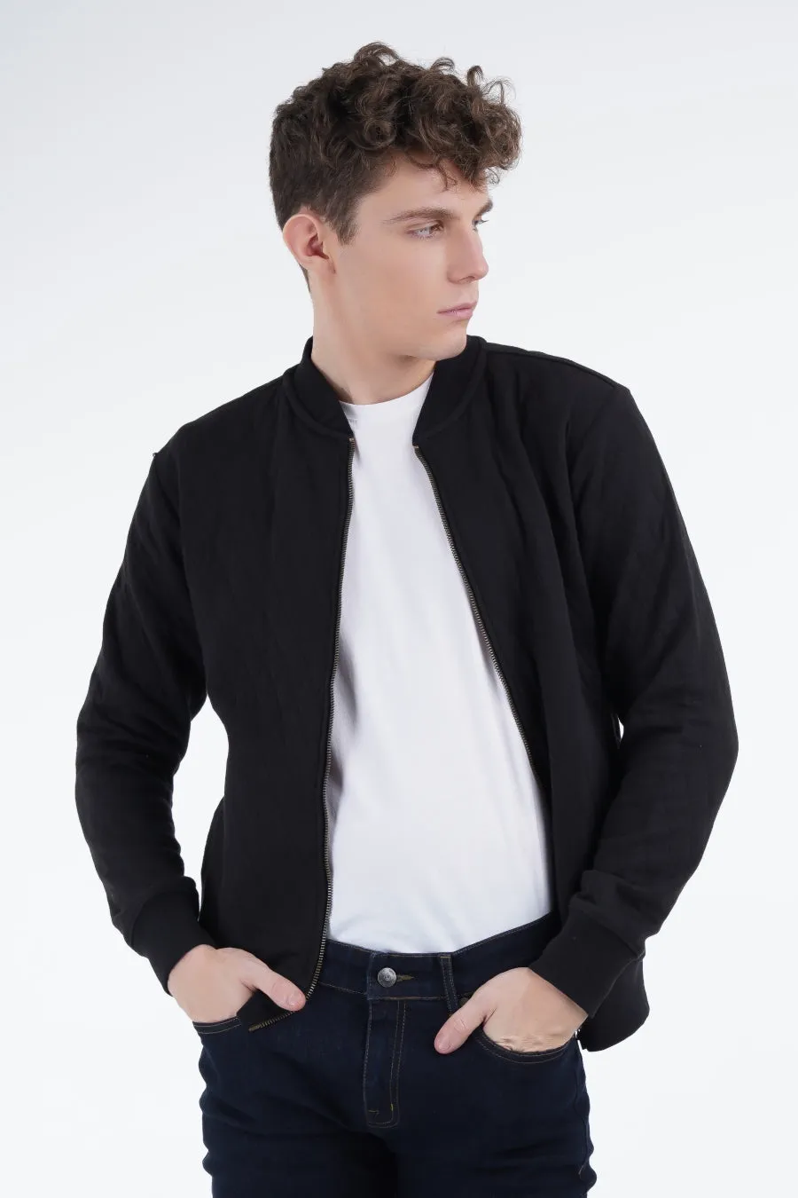 Black Quilted Jacket