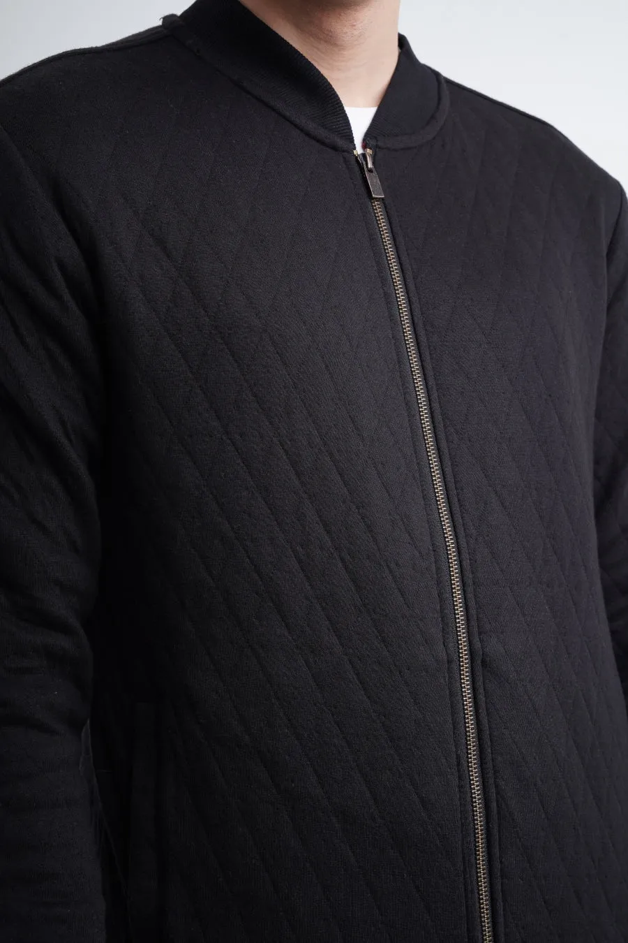 Black Quilted Jacket