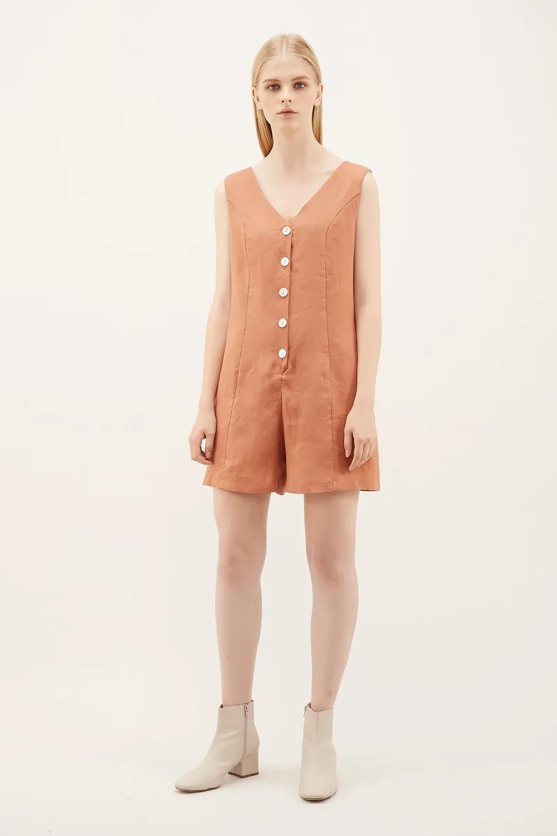 Blayne Linen Romper