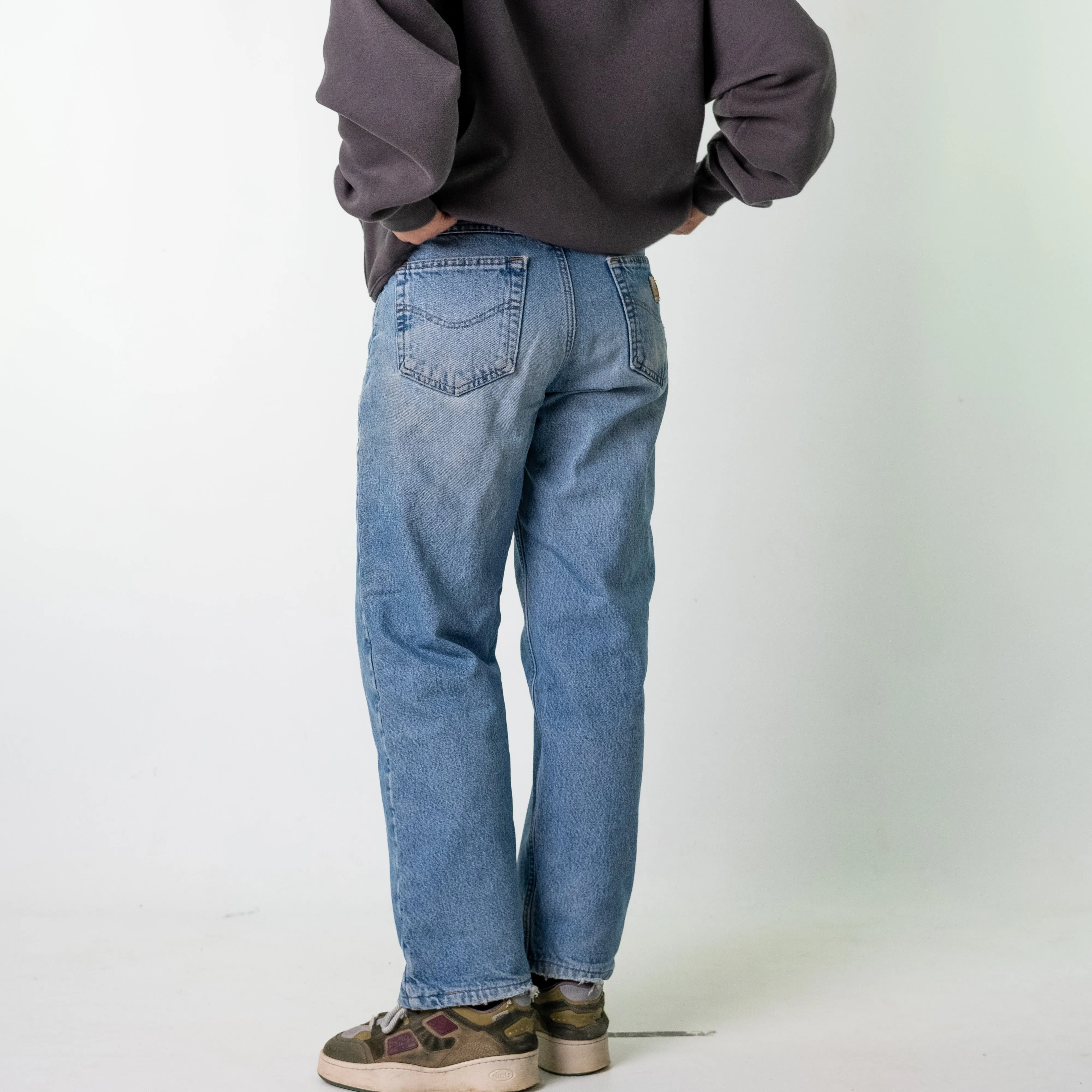 Blue Denim 90s Carhartt  Cargo Skater Trousers Pants Jeans (32x32)