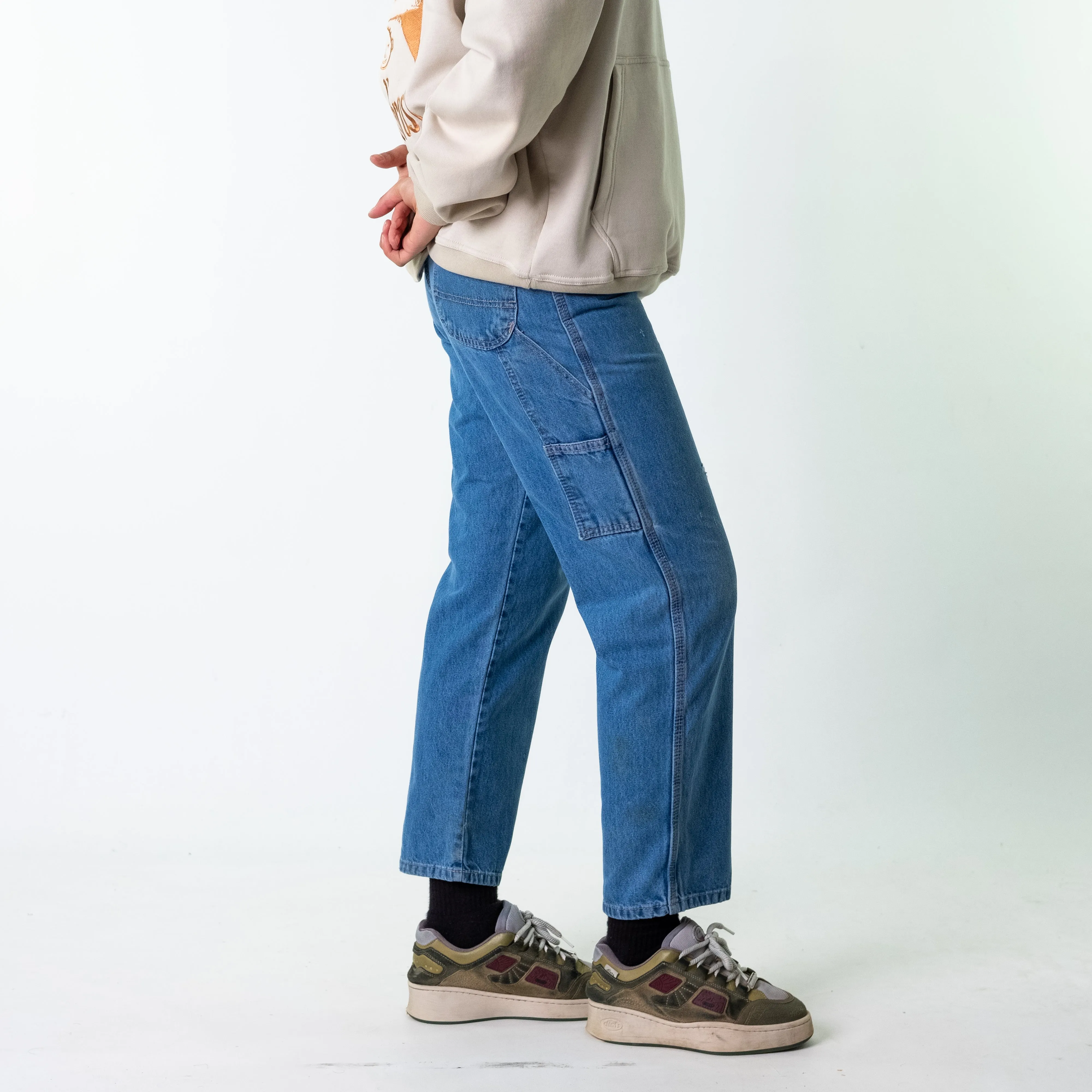 Blue Denim 90s Dickies  Cargo Skater Trousers Pants Jeans (30x30)