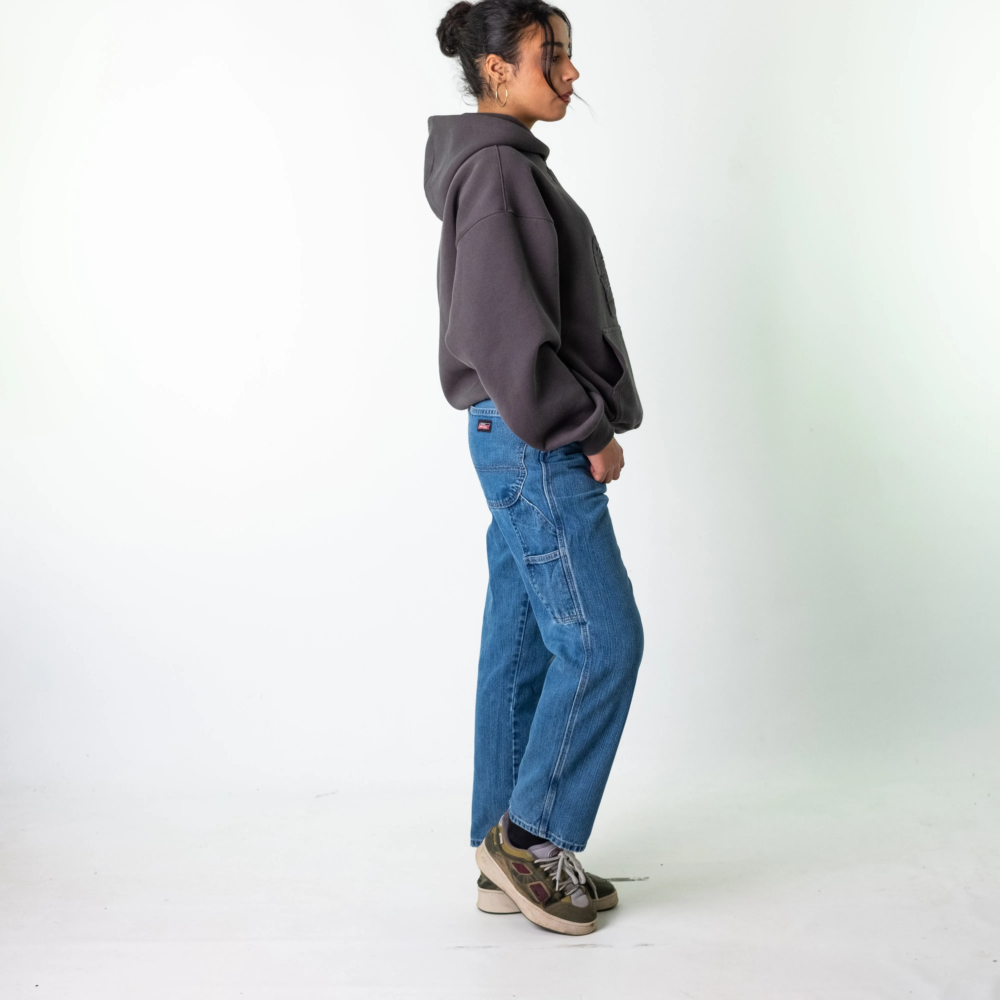 Blue Denim 90s Dickies  Cargo Skater Trousers Pants Jeans (32x30)