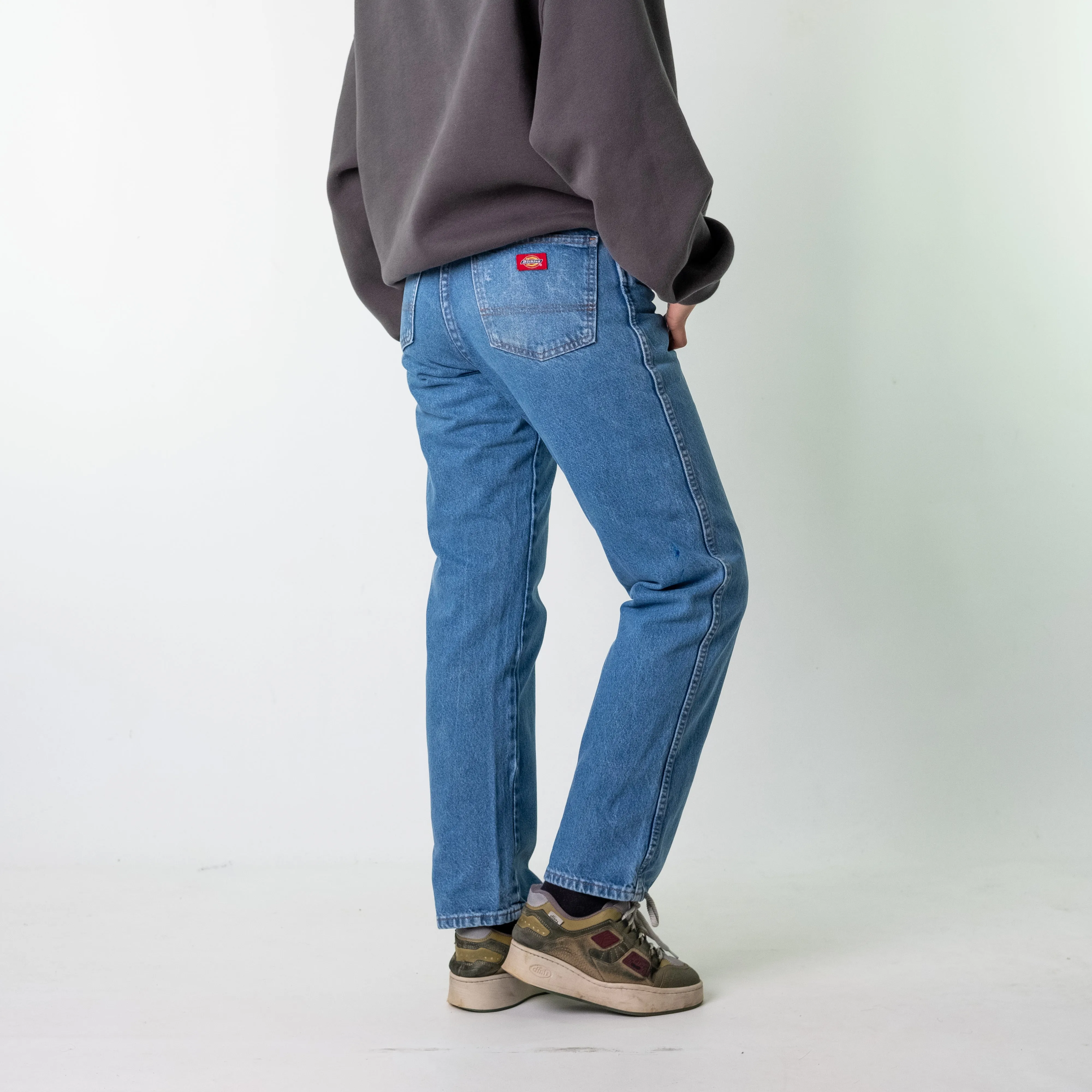 Blue Denim 90s Dickies  Cargo Skater Trousers Pants Jeans (32x32)