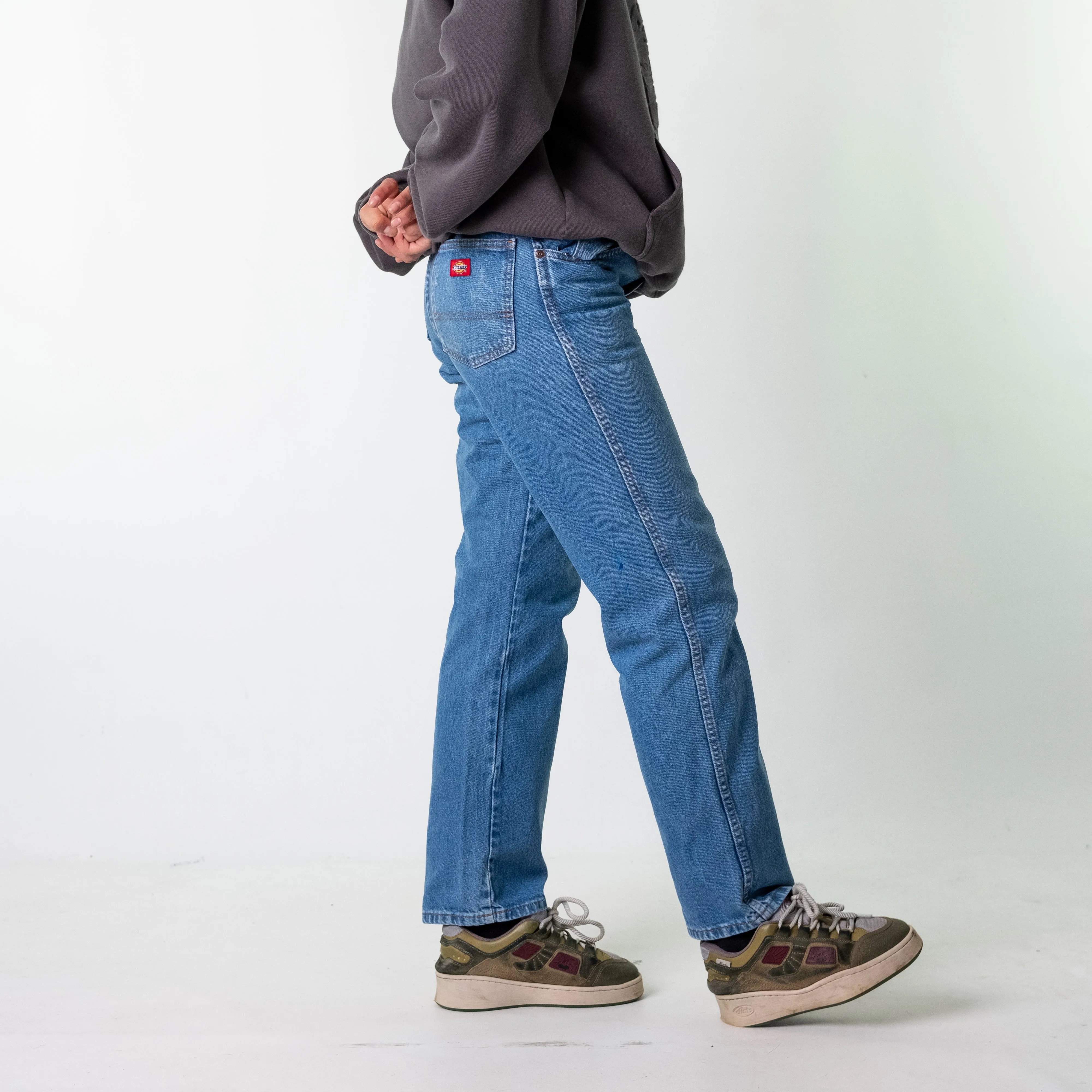 Blue Denim 90s Dickies  Cargo Skater Trousers Pants Jeans (32x32)