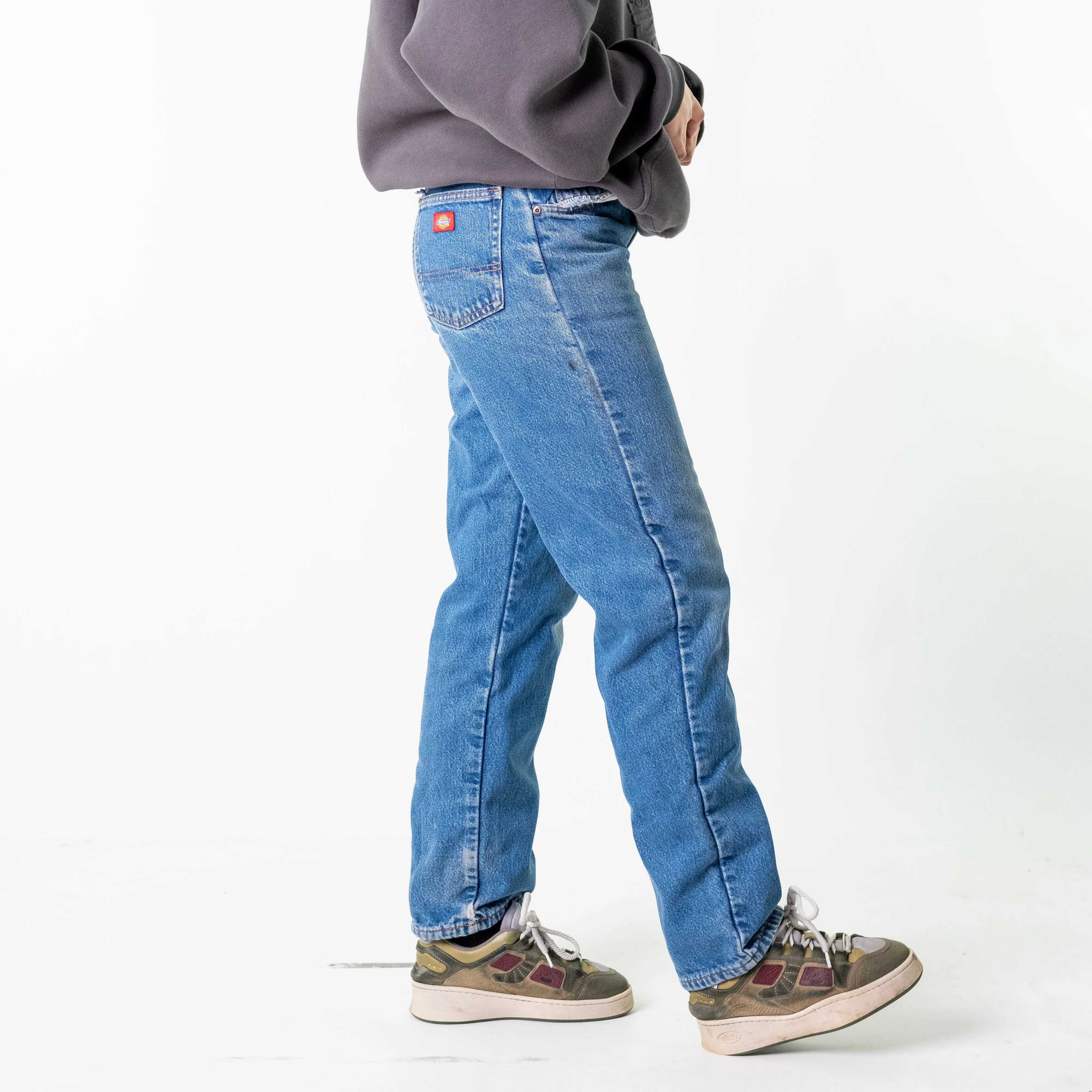 Blue Denim 90s Dickies  Cargo Skater Trousers Pants Jeans (32x34)