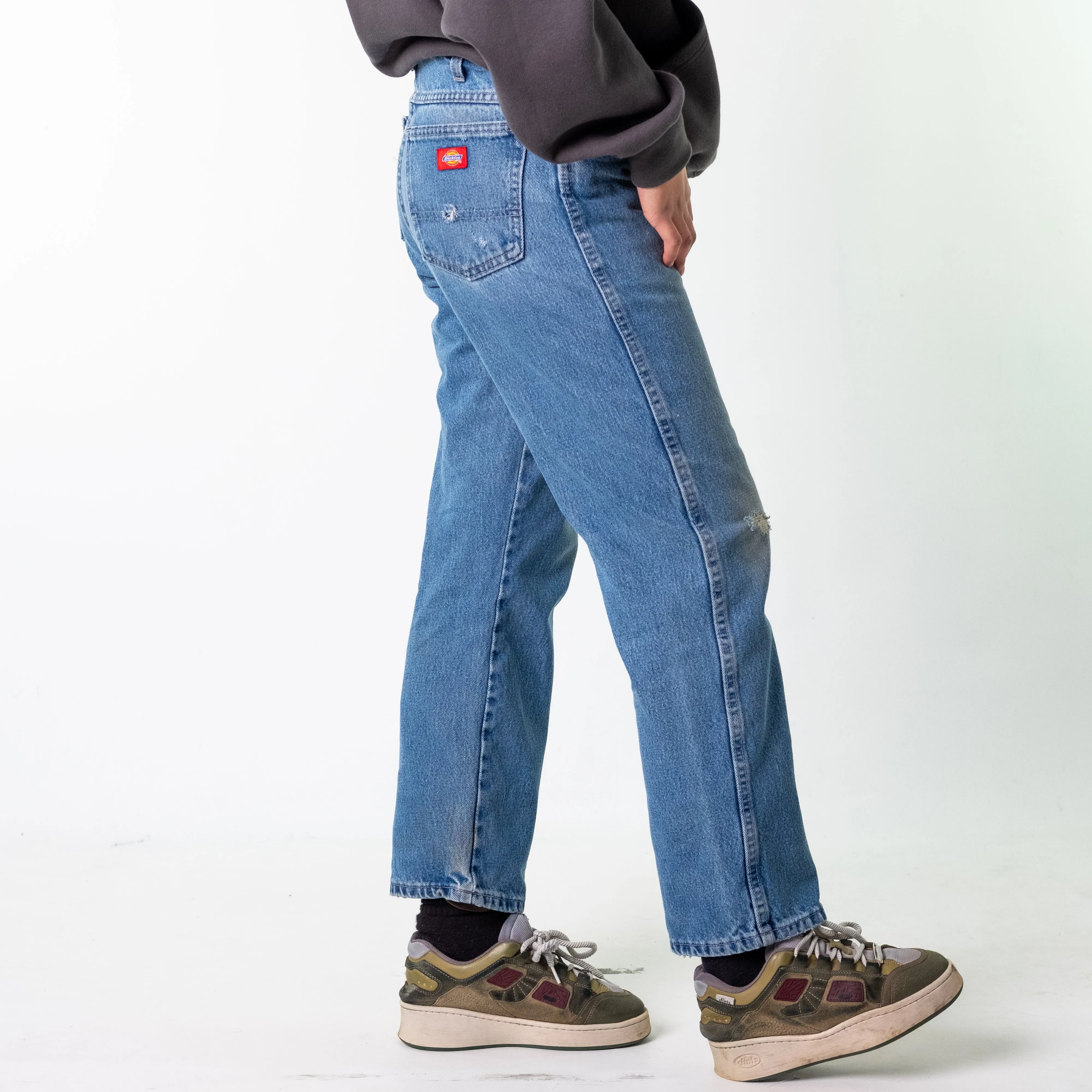 Blue Denim 90s Dickies  Cargo Skater Trousers Pants Jeans (33x30)