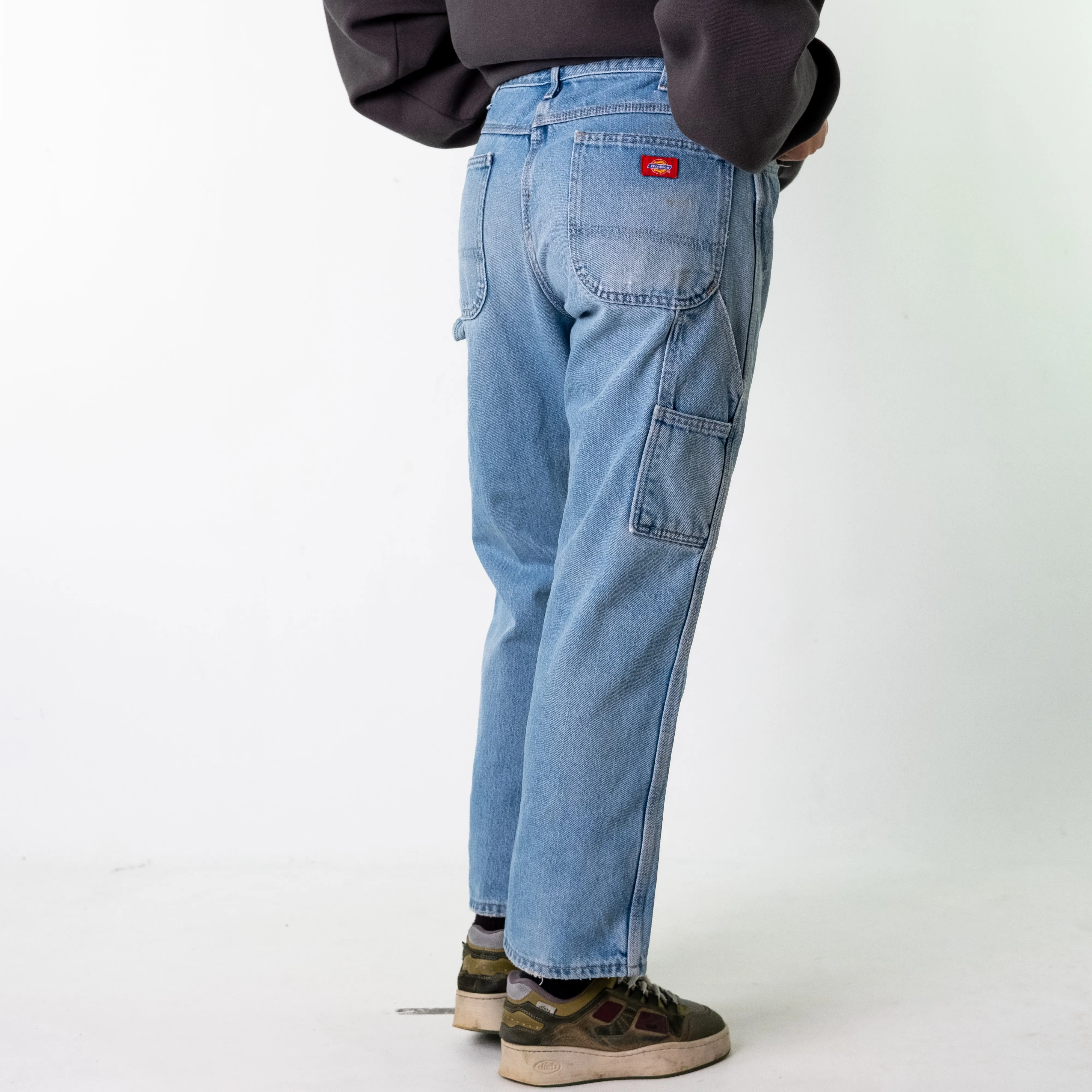 Blue Denim 90s Dickies  Cargo Skater Trousers Pants Jeans (34x30)