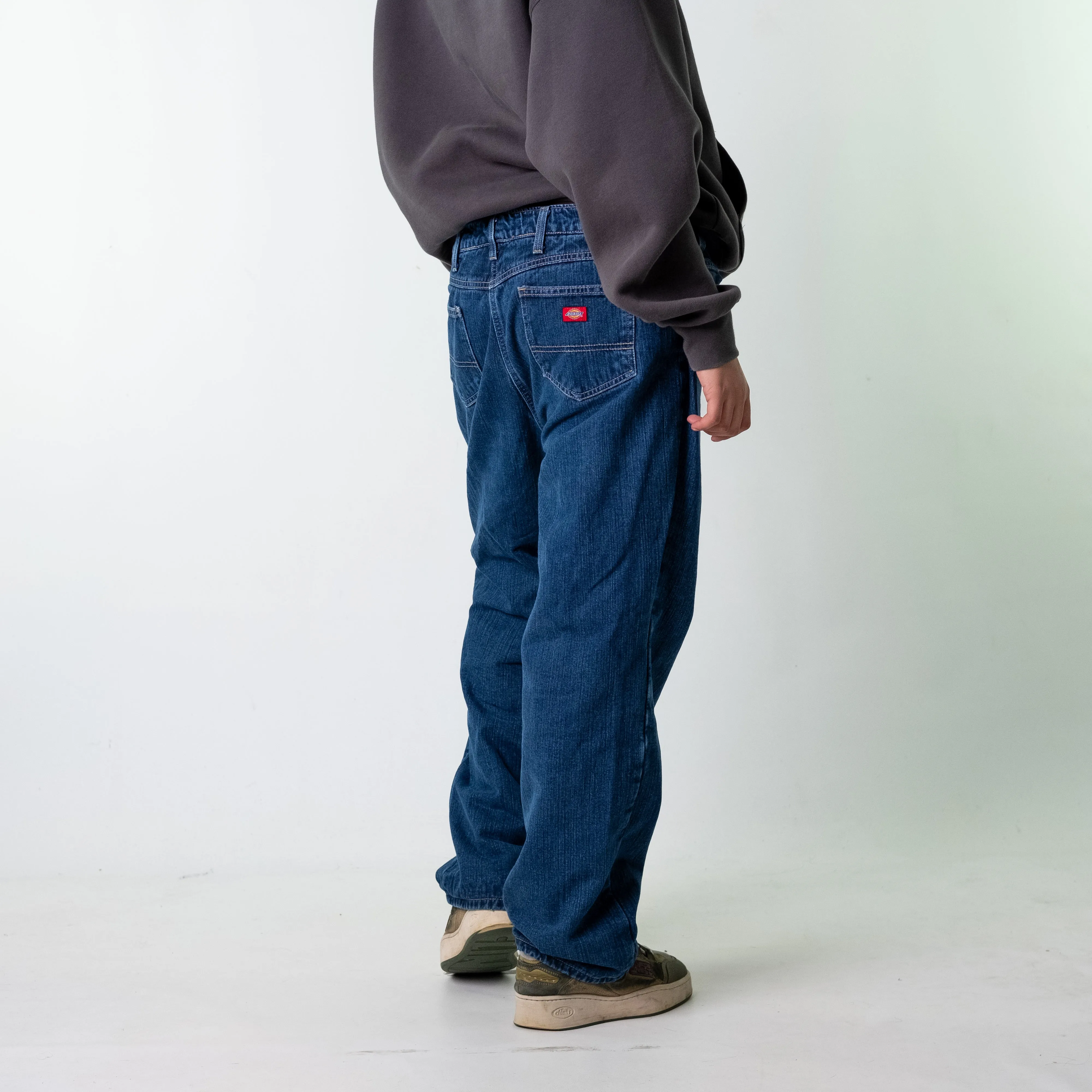 Blue Denim 90s Dickies  Cargo Skater Trousers Pants Jeans (36x31)