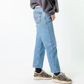 Blue Denim 90s Levi's 504 Cargo Skater Trousers Pants Jeans (34x29)