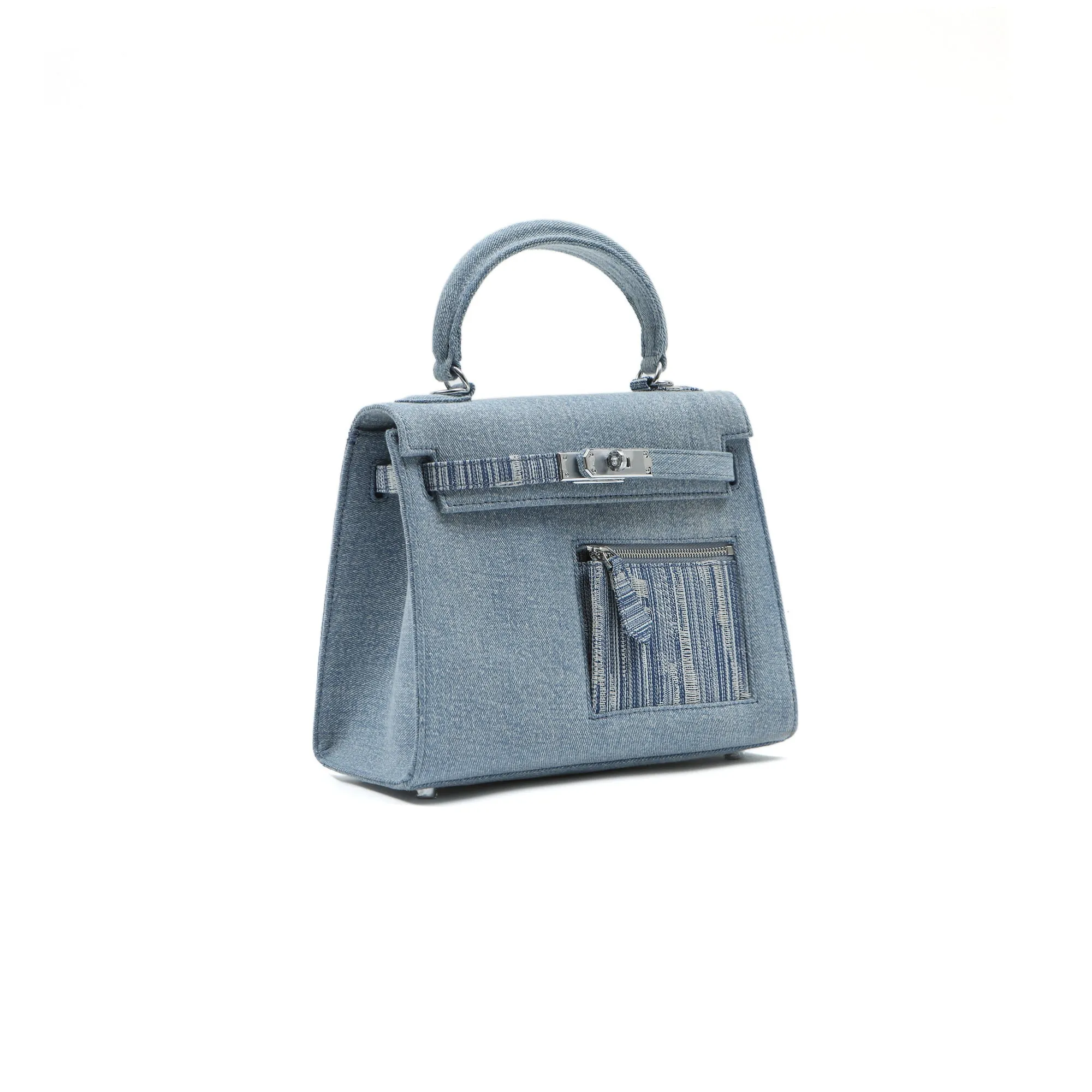 Blue Pure Stitch Assemble Bag-