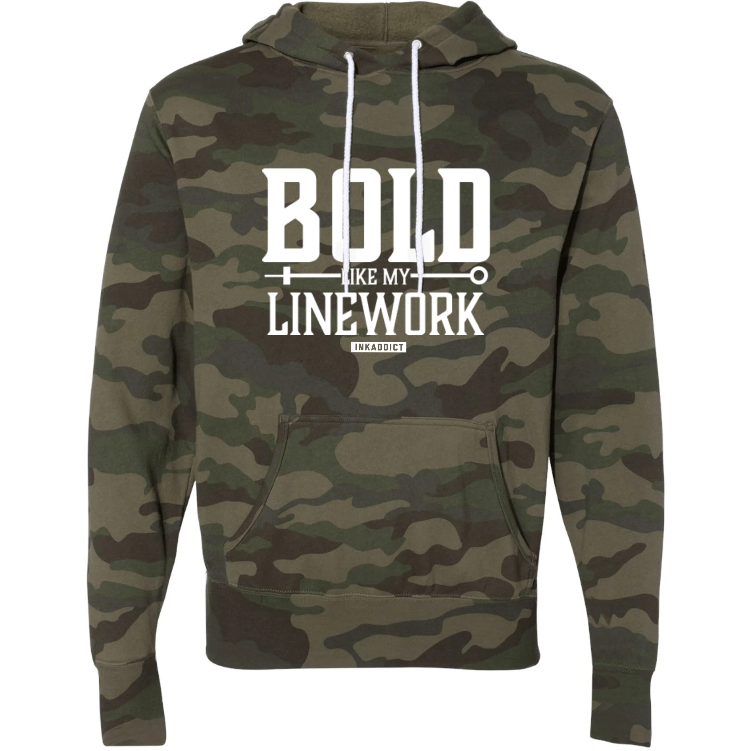 Bold Like My Line Work Unisex Camo Pullover