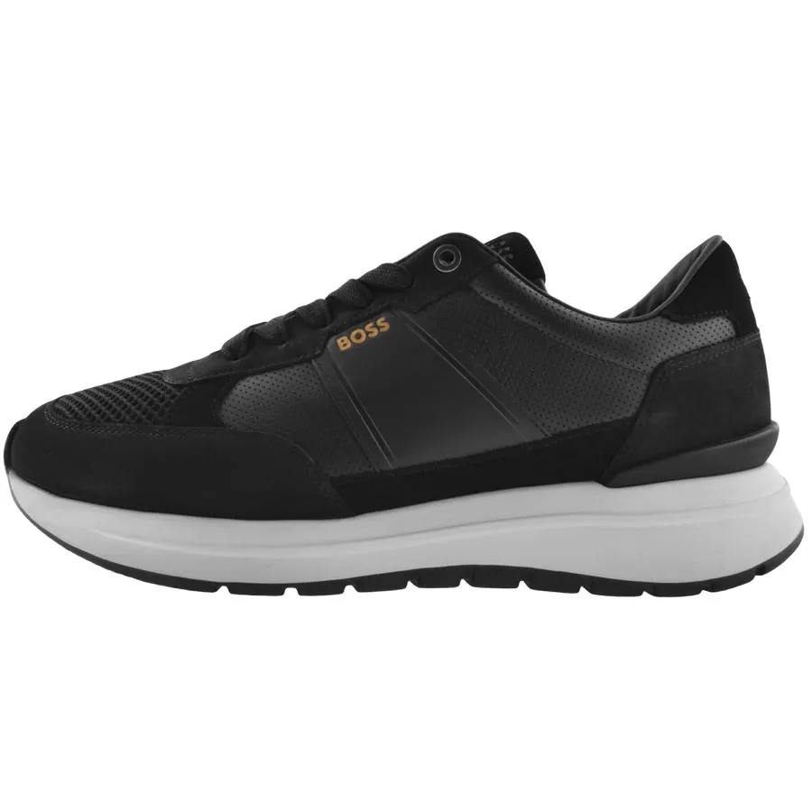 BOSS Jace Runn Trainers Black
