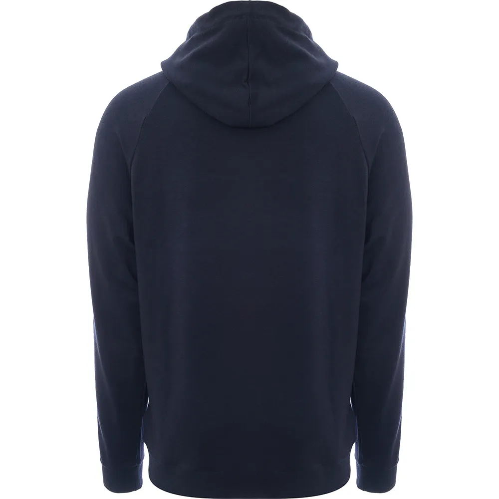 Boss Mens Bodywear Logo Lounge Hoodie In Navy