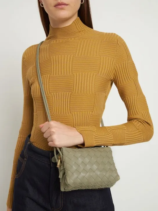 Bottega Veneta   Mini Loop leather camera bag 