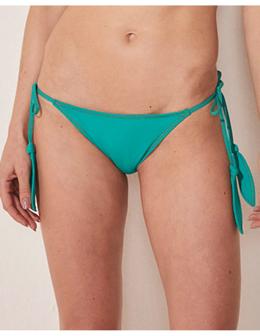 Bottom Bikini Cortininha Esmeralda Verde