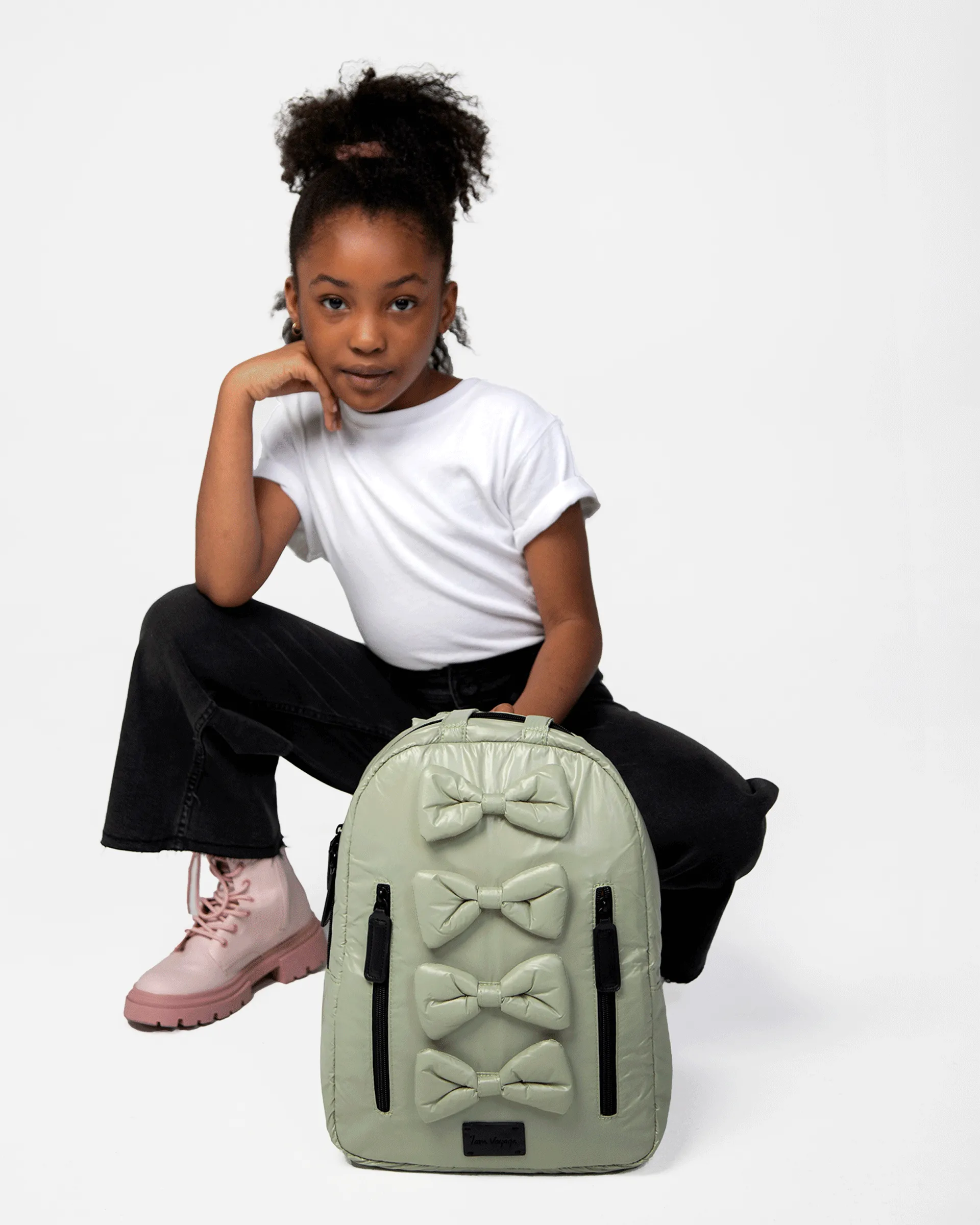 Bows Backpack | Matcha