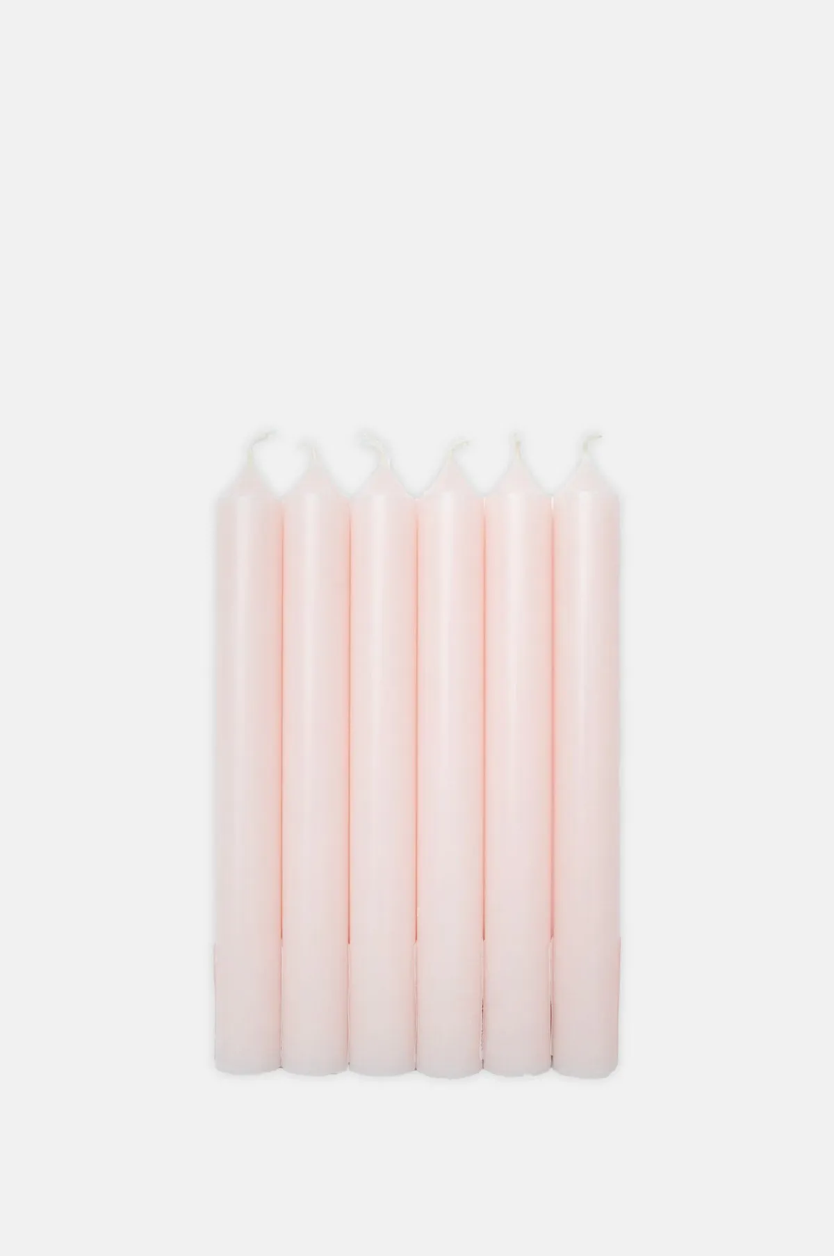 Box of 12 Rose Pastel Dinner Candles
