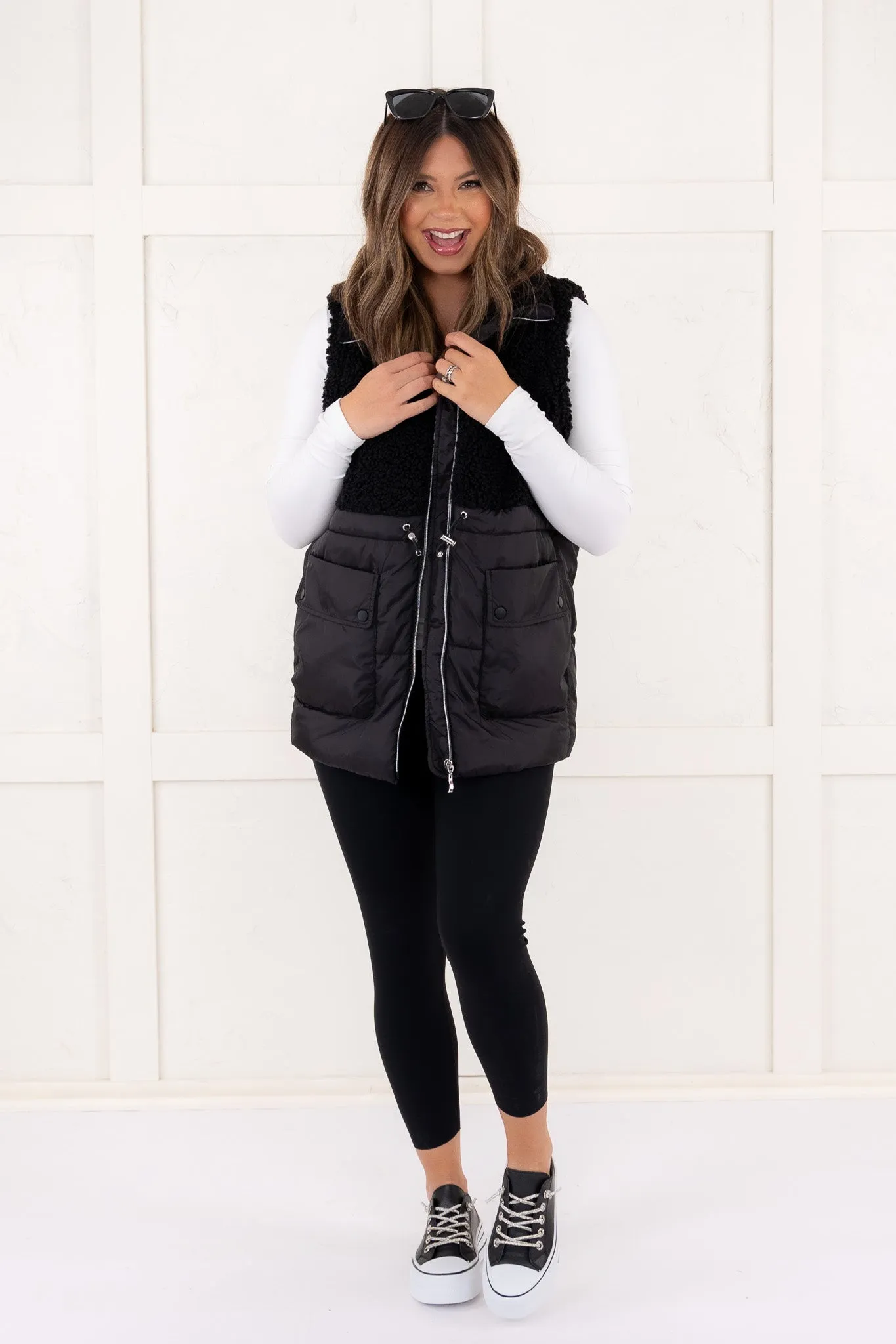 Breckenridge Sherpa Vest | Tribal - FINAL SALE