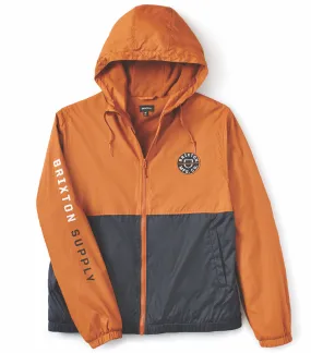 Brixton – Claxton Crest Lined Hooded Jacket Caramel Black | Eddie Franks Rye