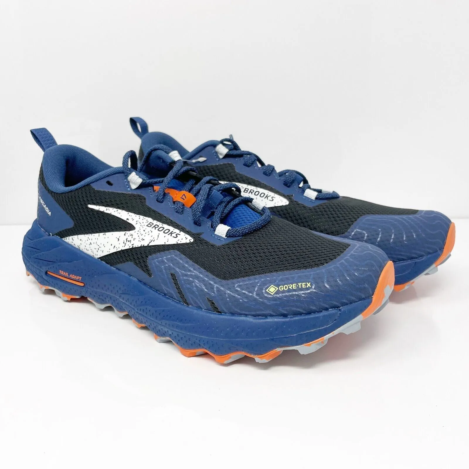 Brooks Mens Cascadia 17 GTX 1104021D062 Blue Running Shoes Sneakers Size 9 D