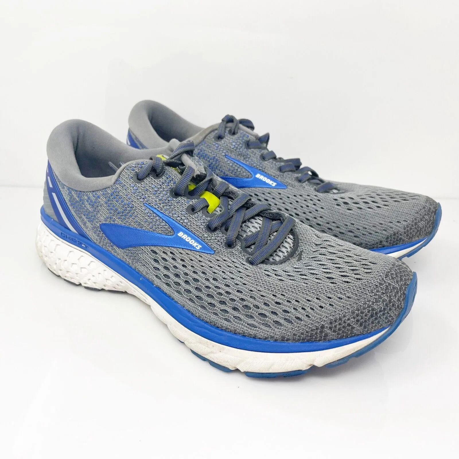 Brooks Mens Ghost 11 1102881D006 Gray Running Shoes Sneakers Size 8 D