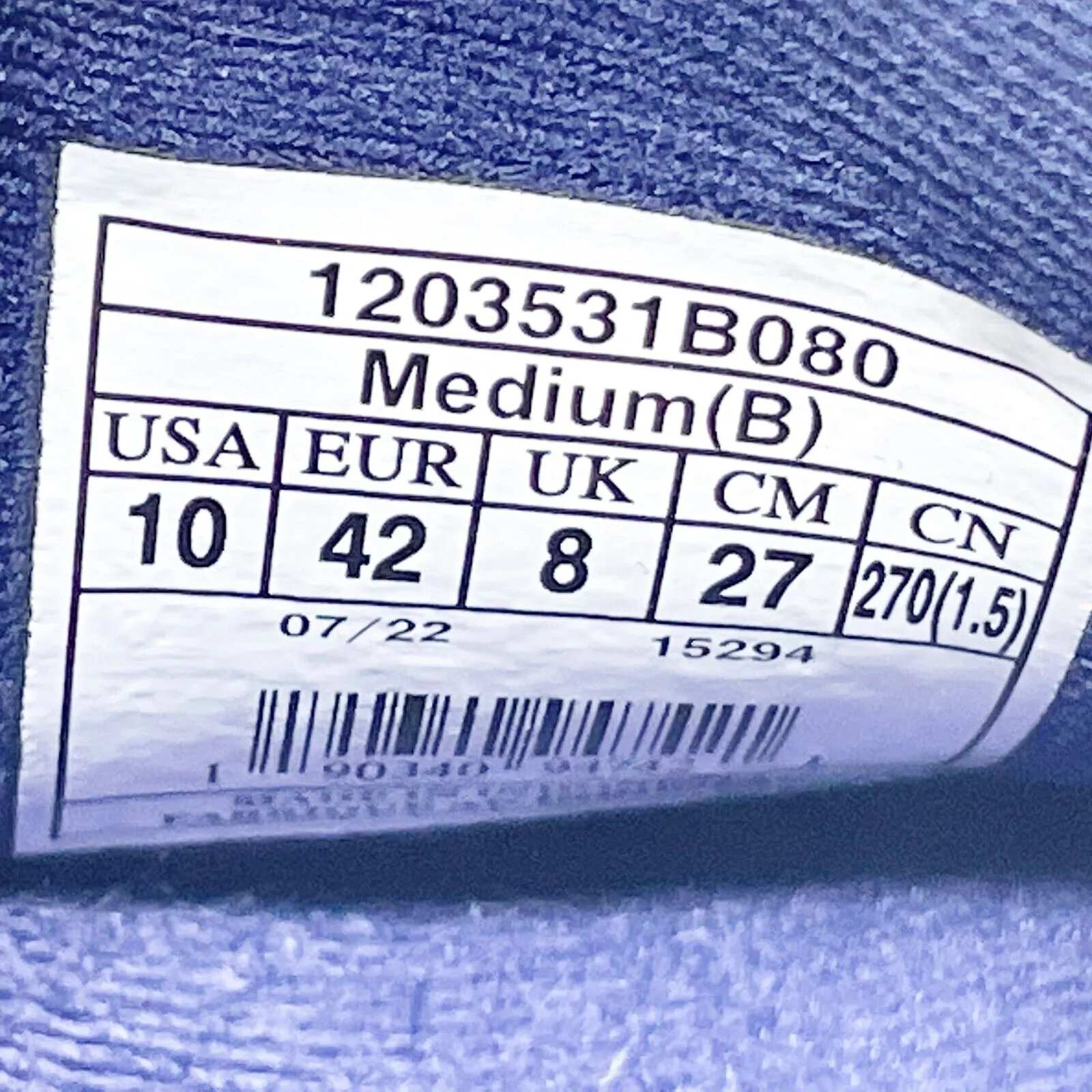 Brooks Womens Adrenaline GTS 22 1203531B080 Blue Running Shoes Sneakers Size 10B