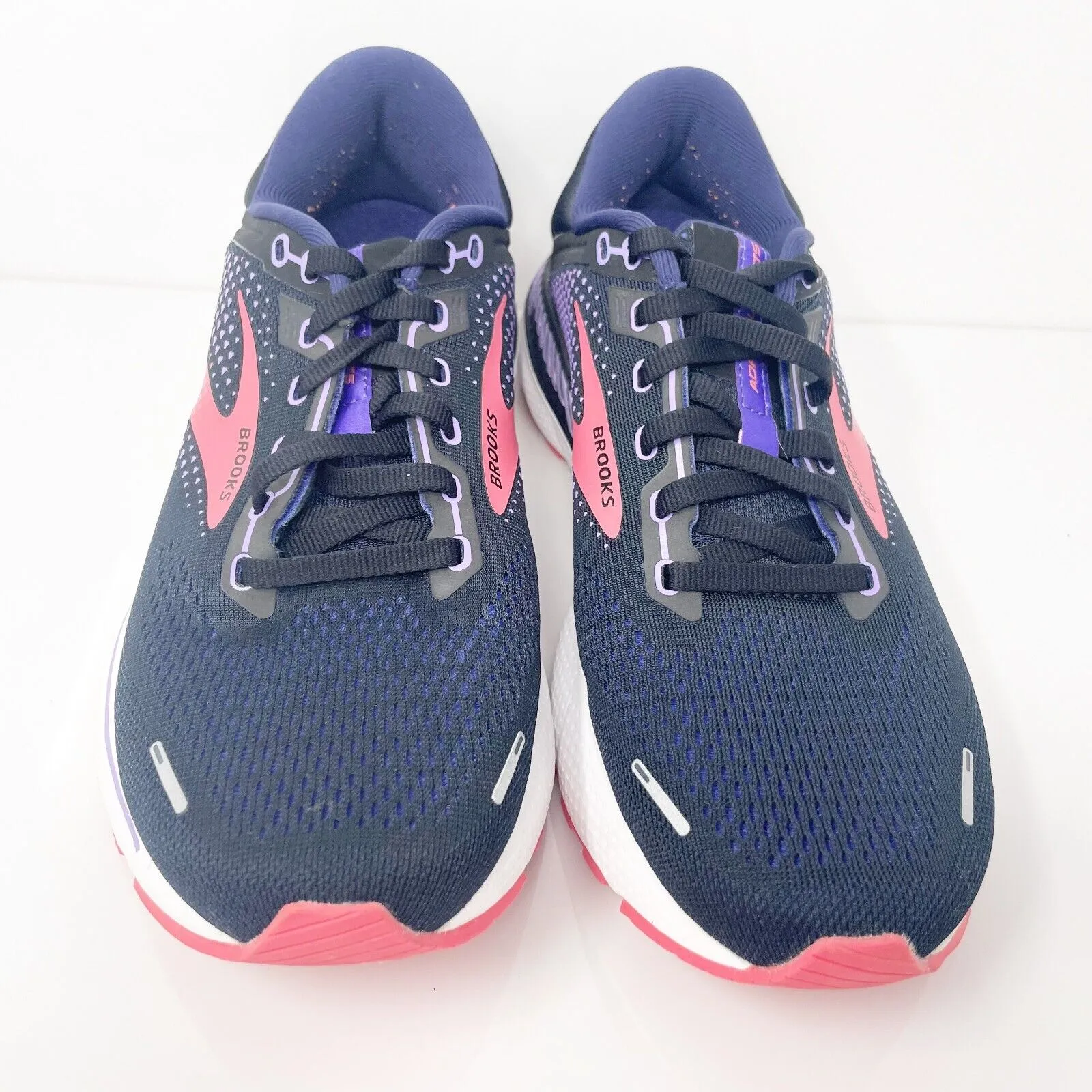 Brooks Womens Adrenaline GTS 22 1203531B080 Blue Running Shoes Sneakers Sz 9.5 B