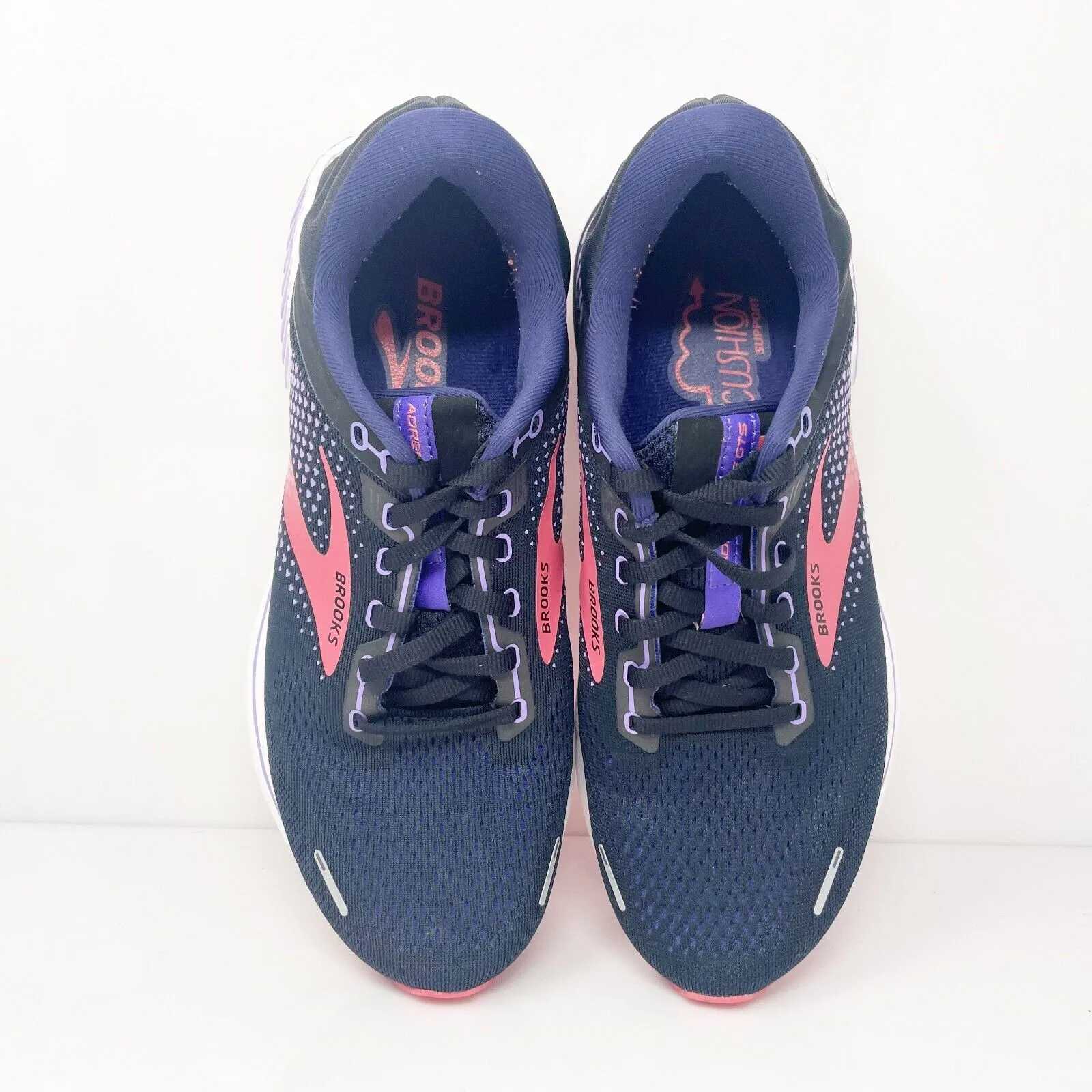 Brooks Womens Adrenaline GTS 22 1203531B080 Blue Running Shoes Sneakers Sz 9.5 B