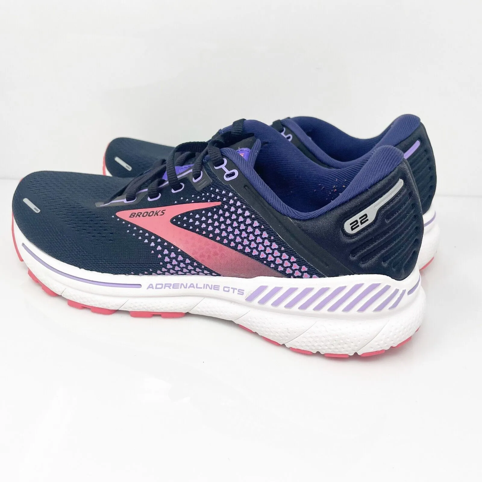 Brooks Womens Adrenaline GTS 22 1203531B080 Blue Running Shoes Sneakers Sz 9.5 B