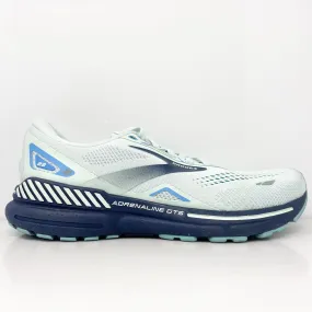 Brooks Womens Adrenaline GTS 23 1203811B471 Blue Running Shoes Sneakers Sz 9.5 B