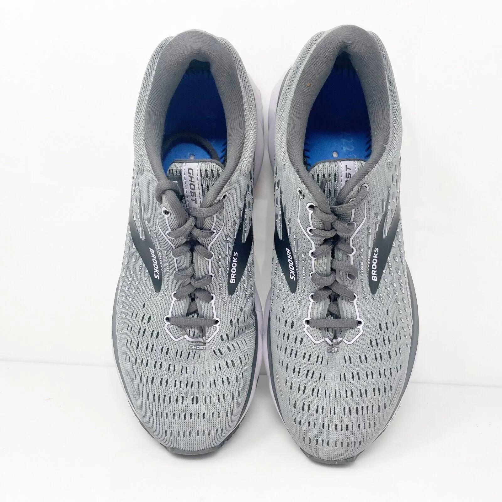 Brooks Womens Ghost 13 1203381B084 Gray Running Shoes Sneakers Size 8.5 B