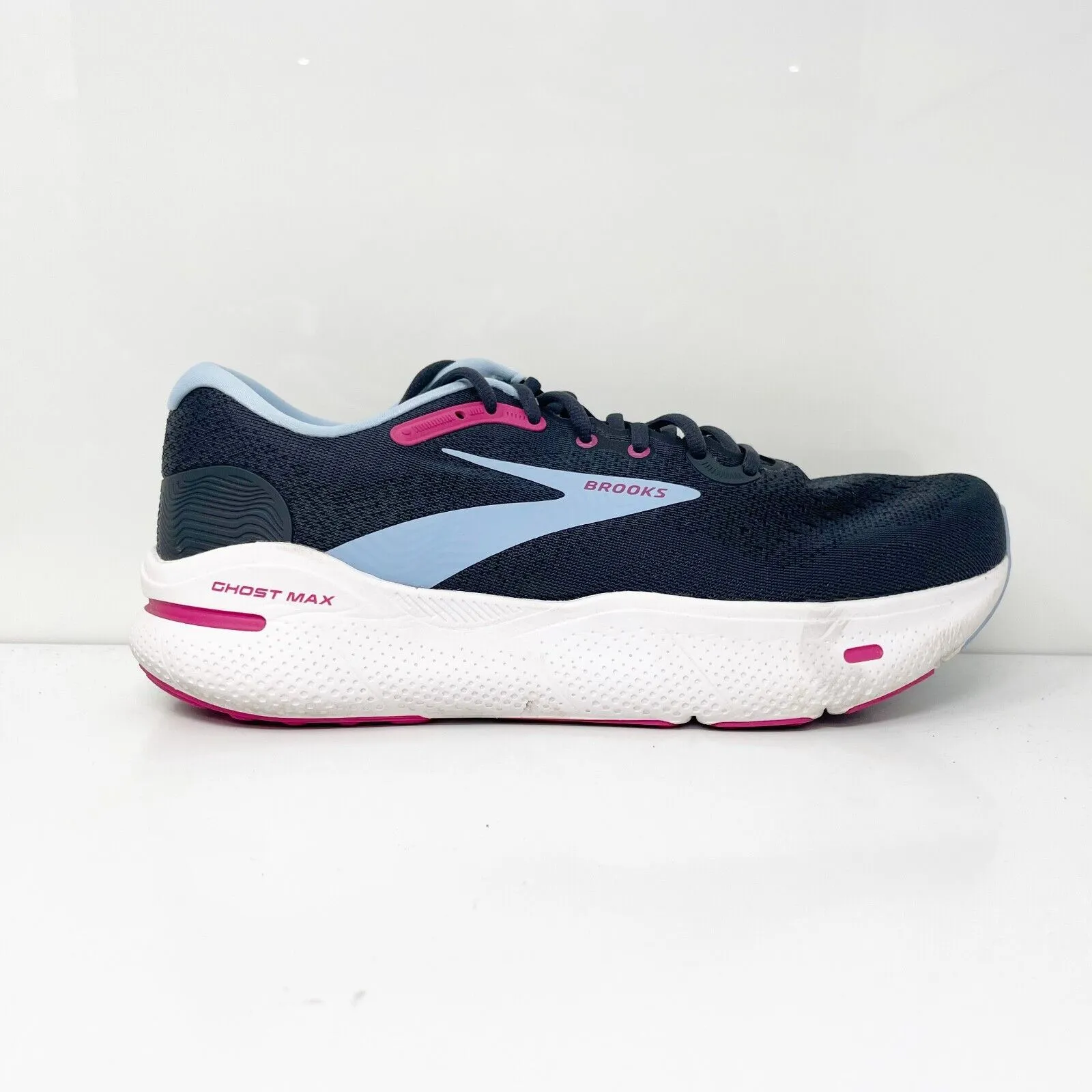 Brooks Womens Ghost Max 1203951B082 Black Running Shoes Sneakers Size 12 B
