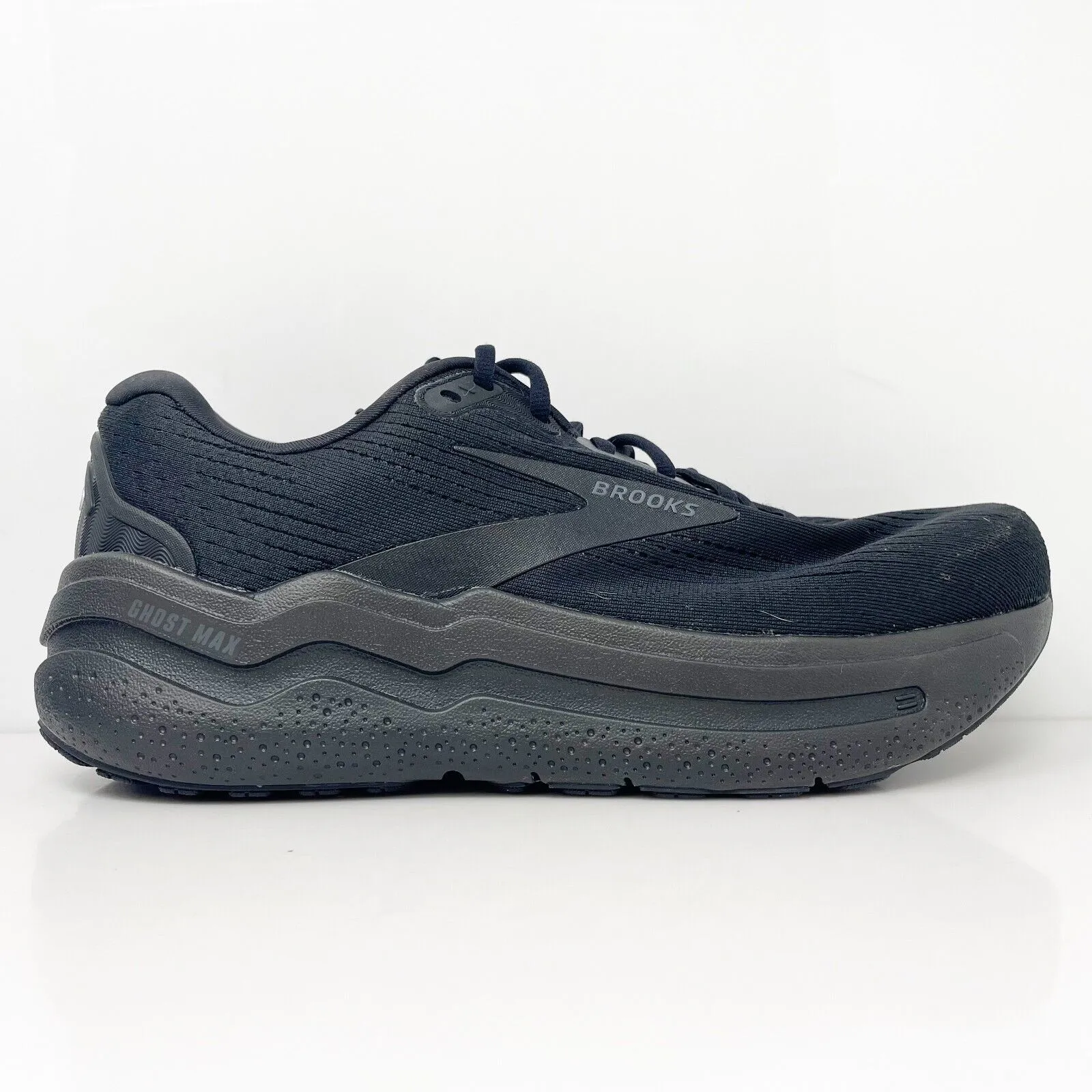 Brooks Womens Ghost Max 2 1204202E020 Black Running Shoes Sneakers Size 11.5 2E