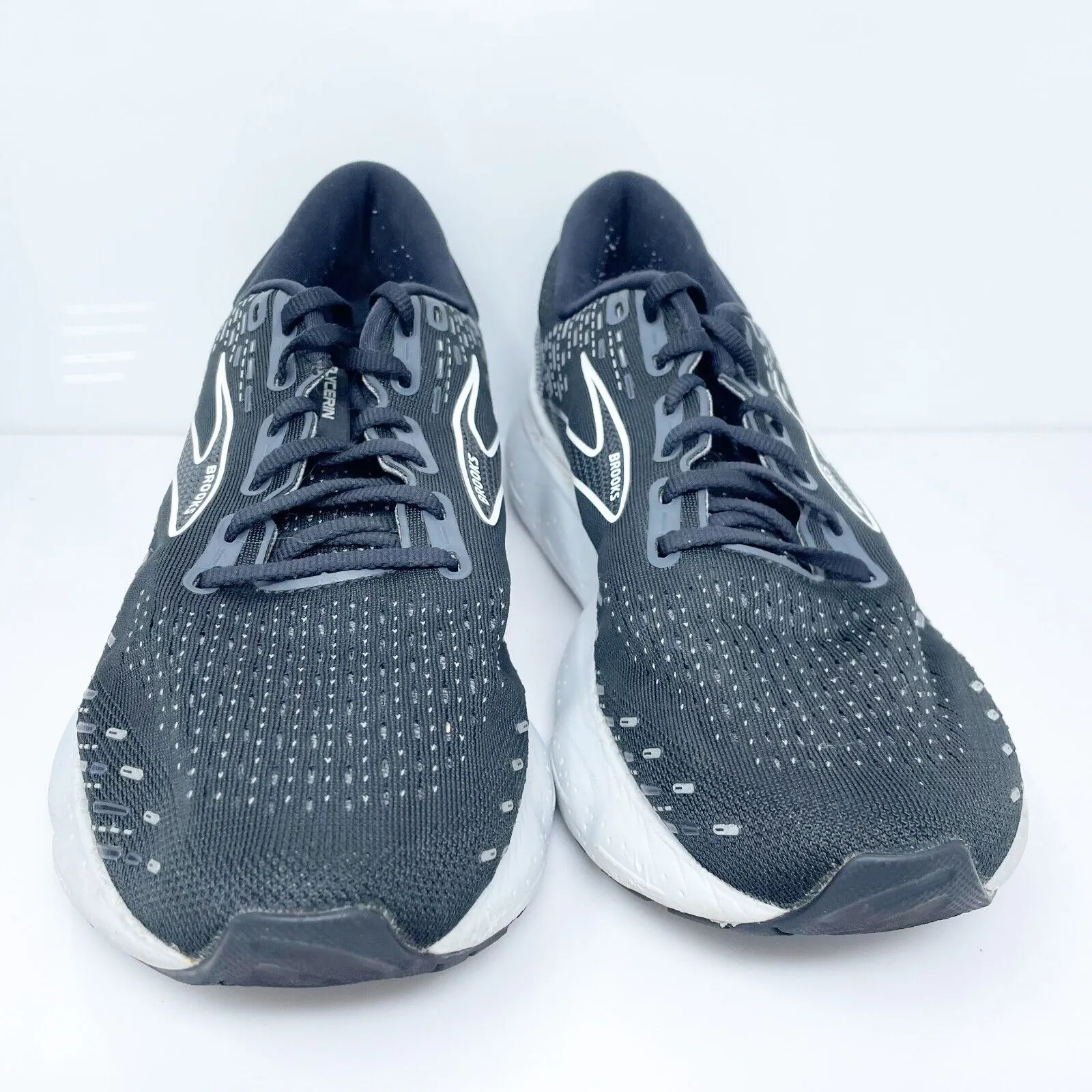 Brooks Womens Glycerin 20 1203691D059 Black Running Shoes Sneakers Size 10 D