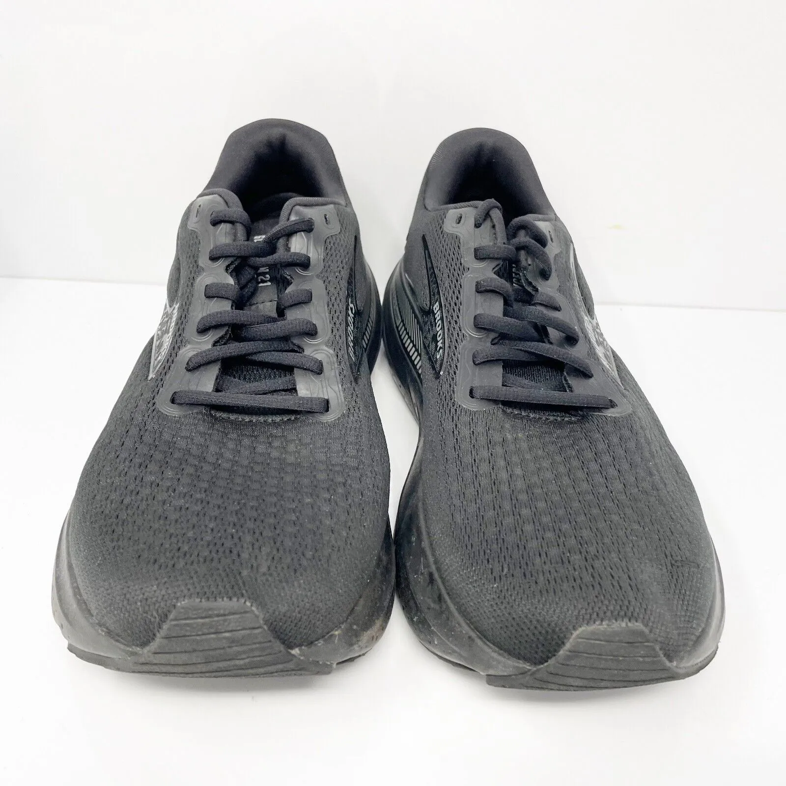 Brooks Womens Glycerin GTS 21 1204091B020 Black Running Shoes Sneakers Size 10 B