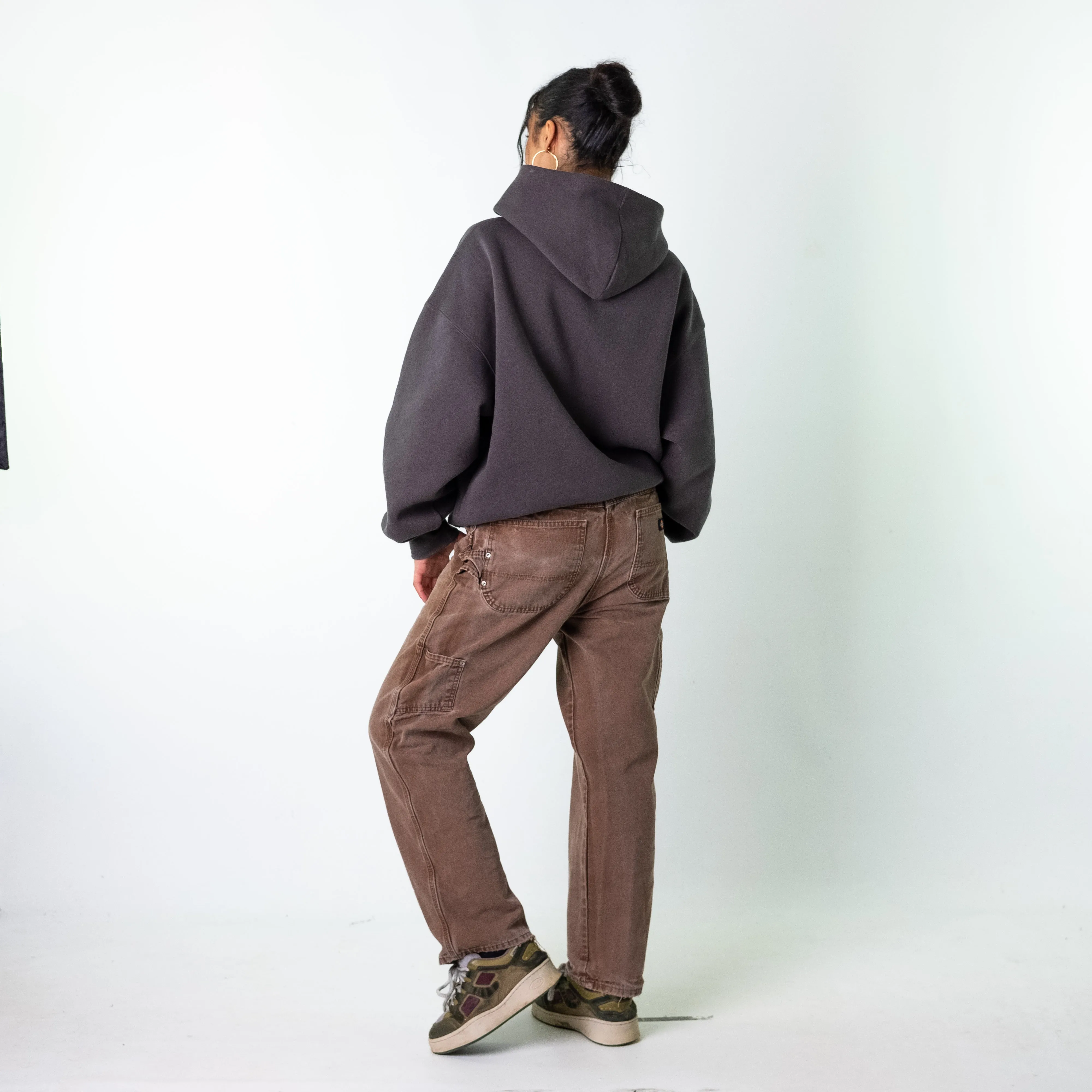 Brown 90s Dickies  Cargo Skater Trousers Pants Jeans (34x30)