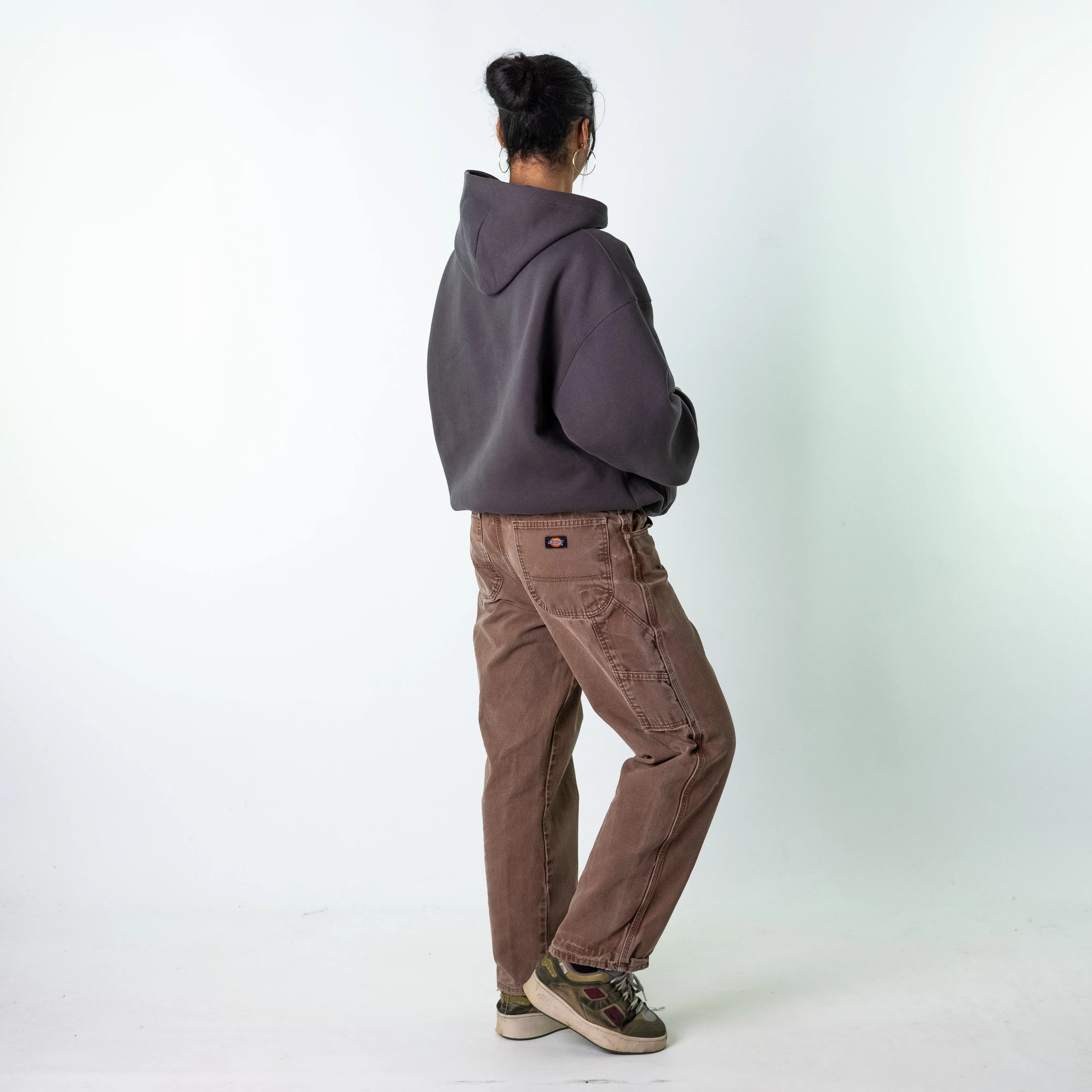 Brown 90s Dickies  Cargo Skater Trousers Pants Jeans (34x30)