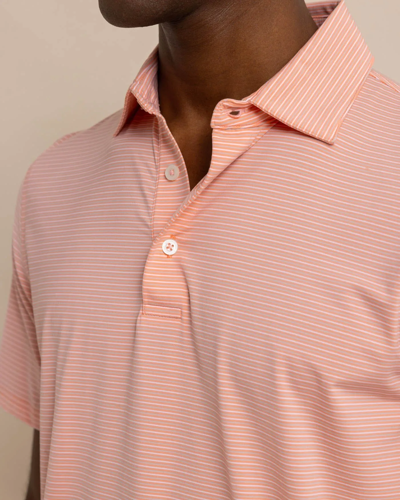brrr°-eeze Baytop Stripe Performance Polo