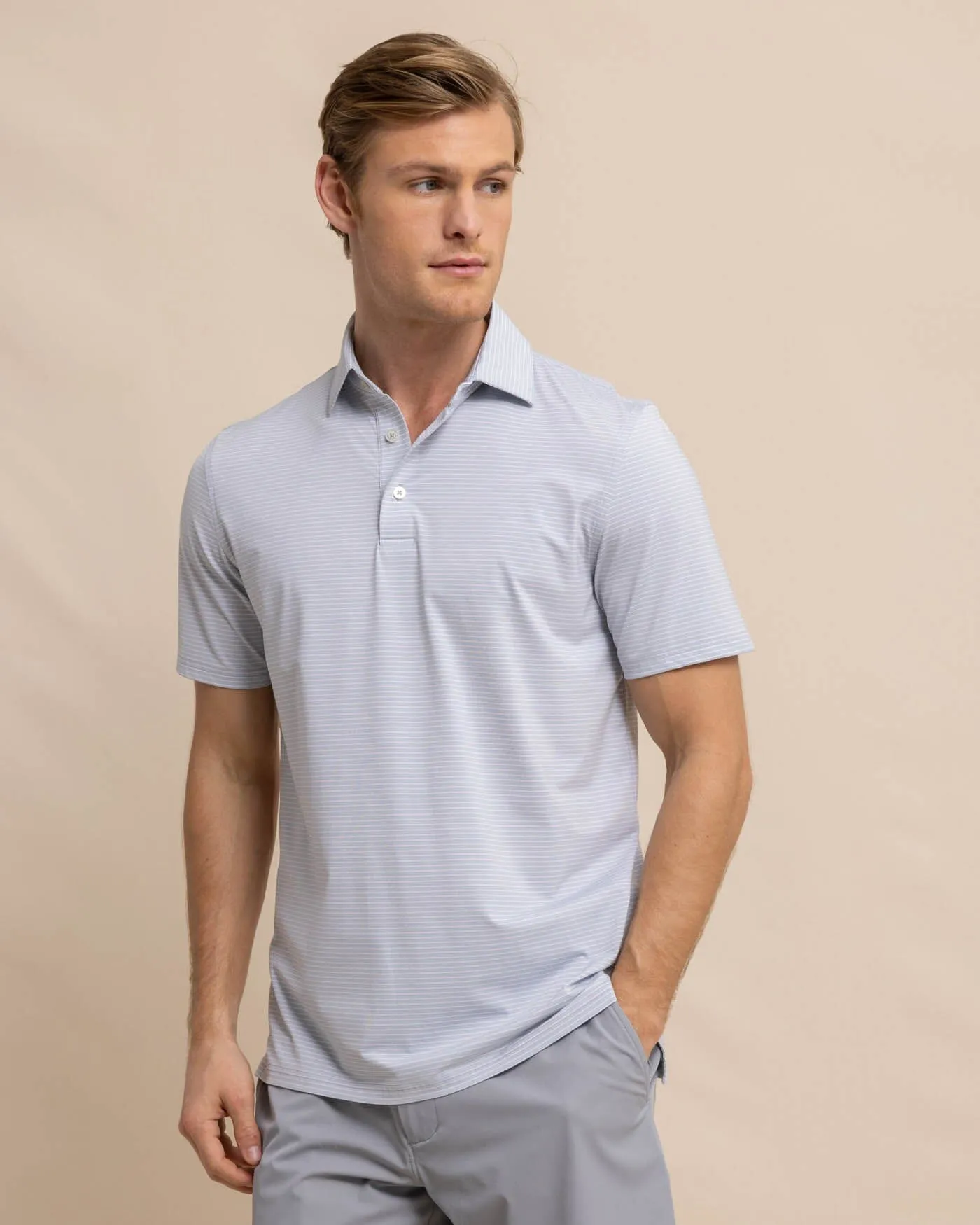 brrr°-eeze Baytop Stripe Performance Polo