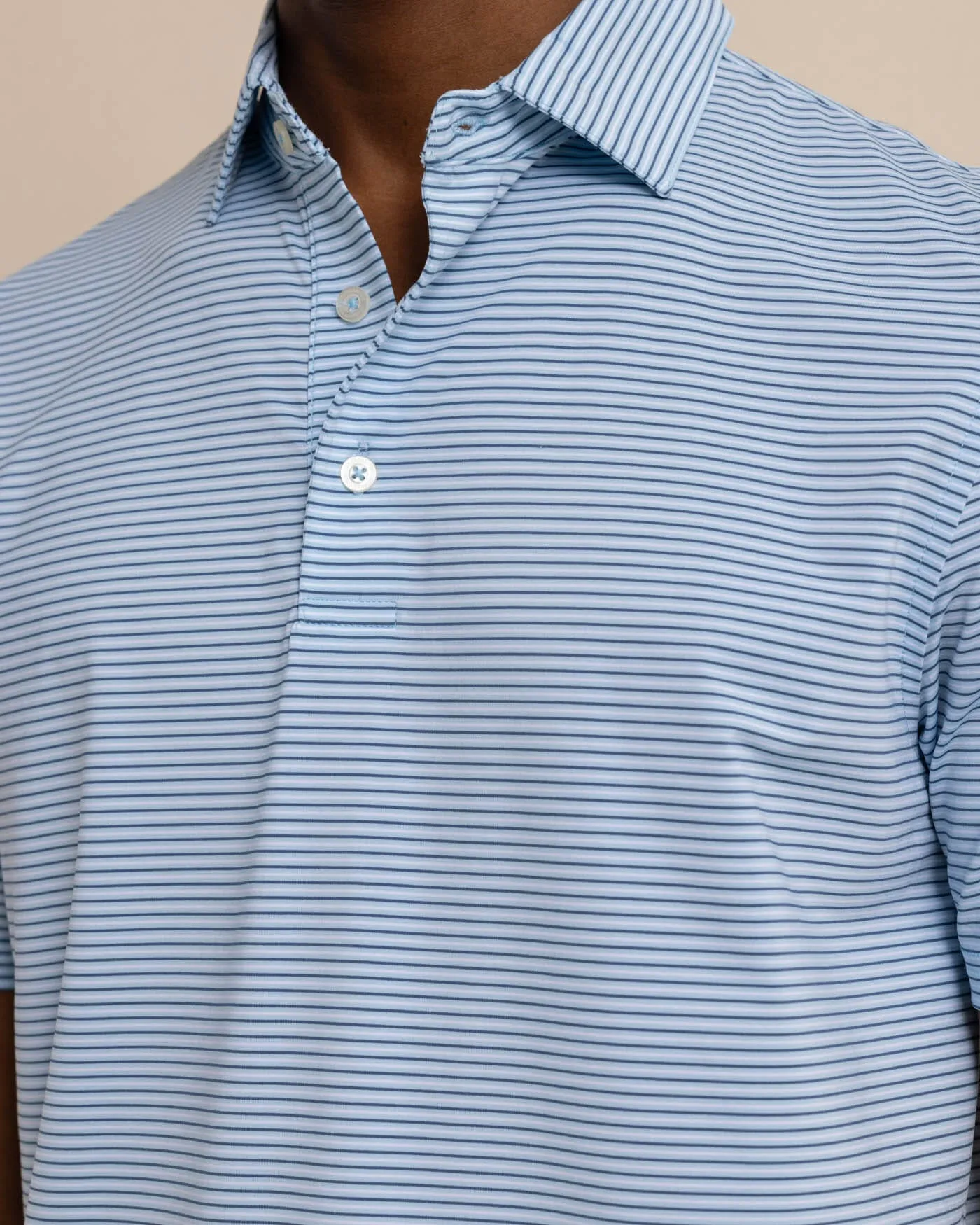 brrr°-eeze Baytop Stripe Performance Polo