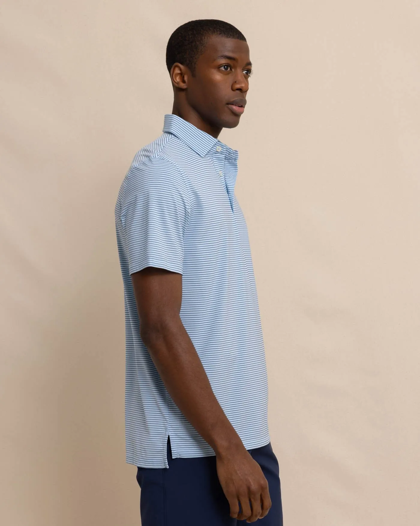 brrr°-eeze Baytop Stripe Performance Polo