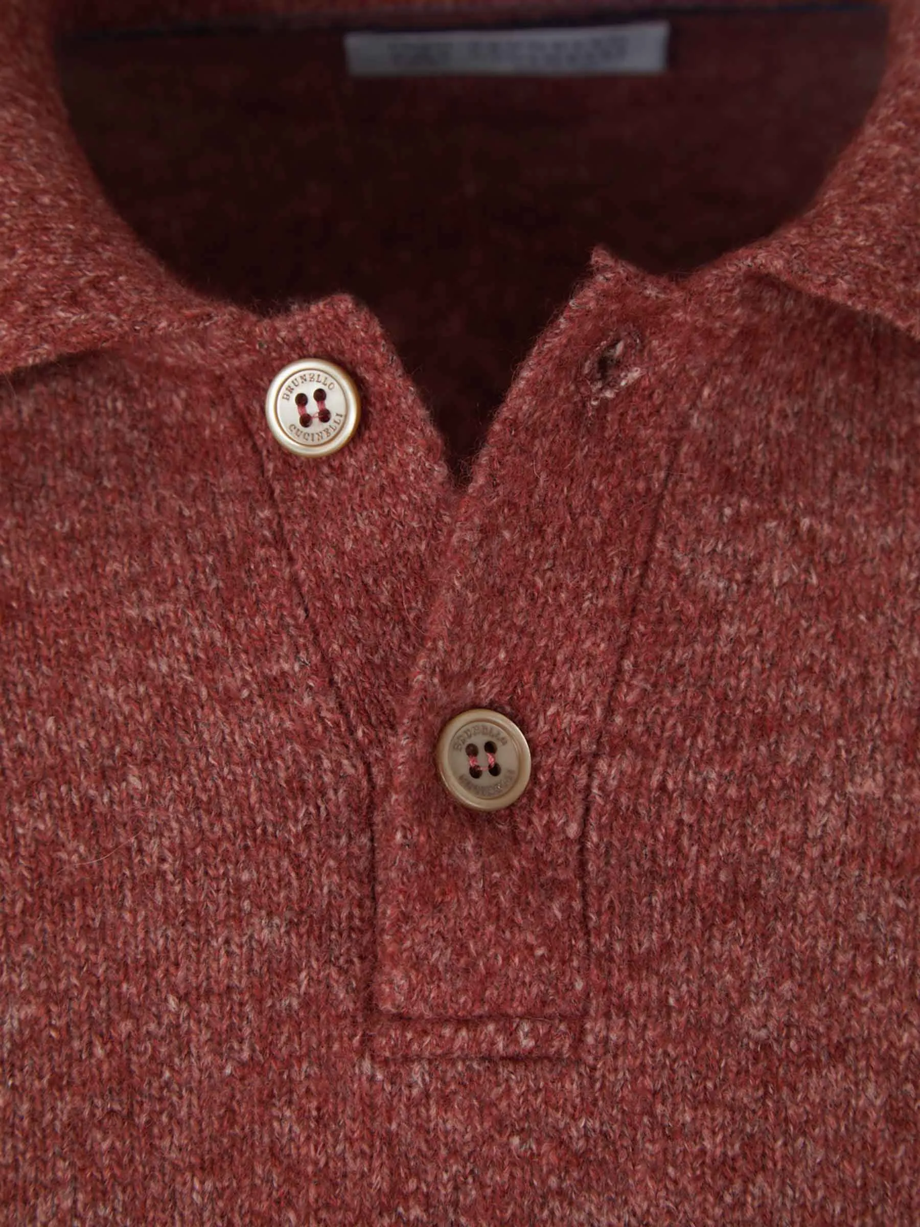 Brunello Cucinelli Alpaca Jersey Polo 