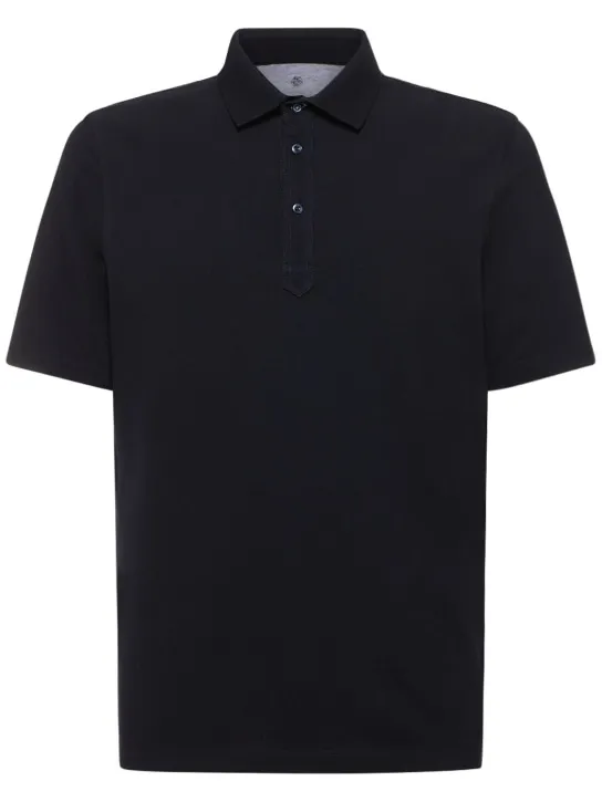 Brunello Cucinelli   Cotton piquet polo 