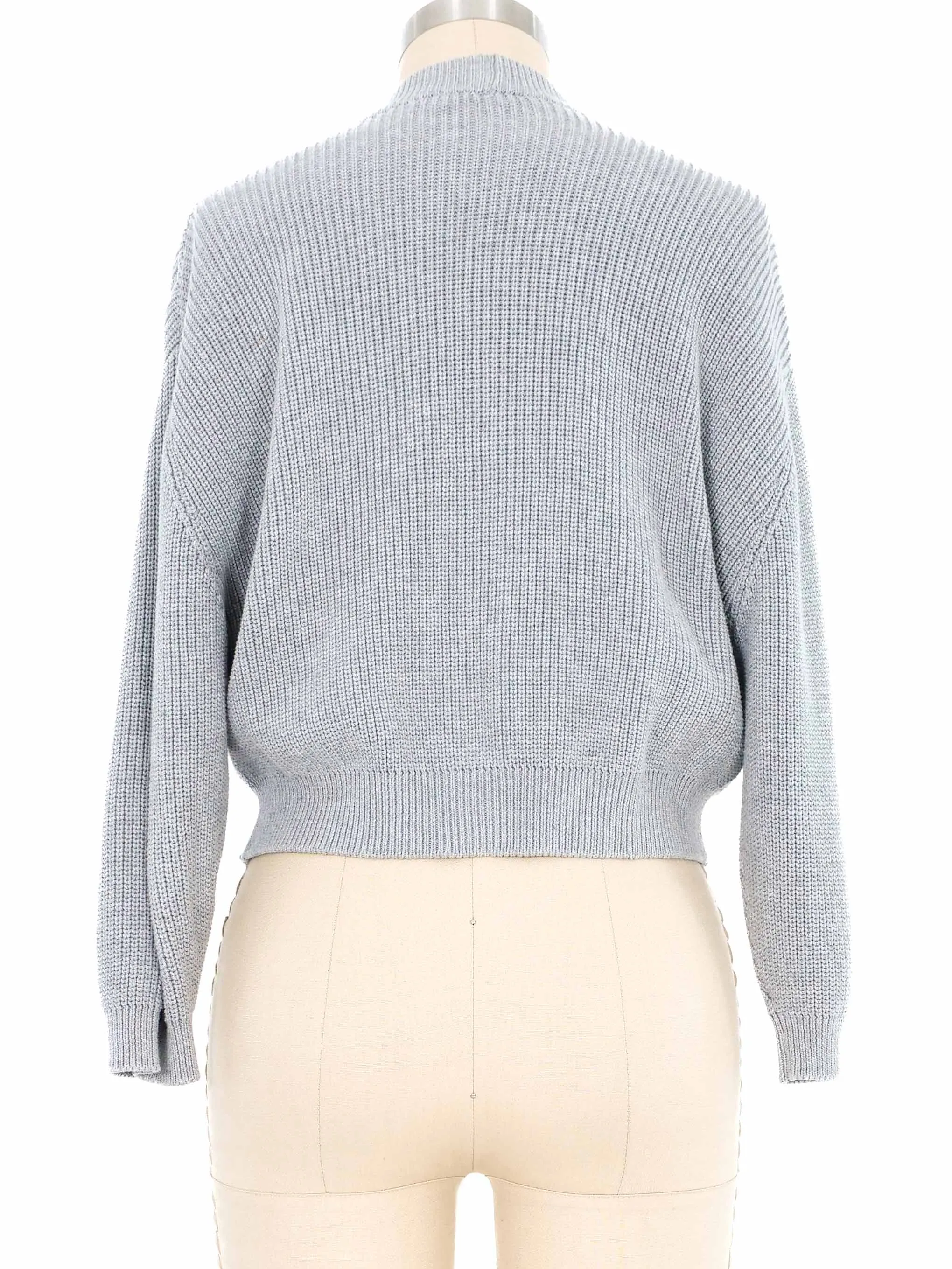 Brunello Cucinelli Striped Cropped Cardigan