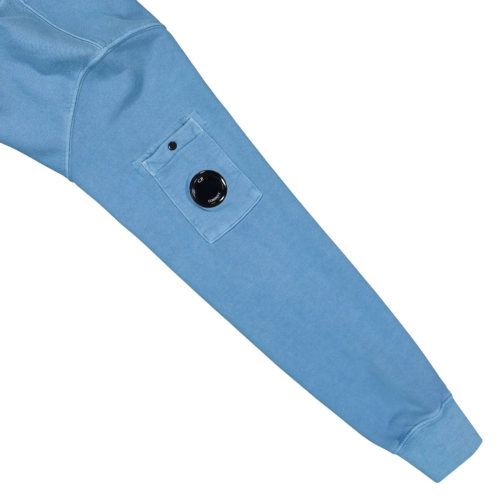 Brushed and Emerized Diagonal Fleece Sweatshirt