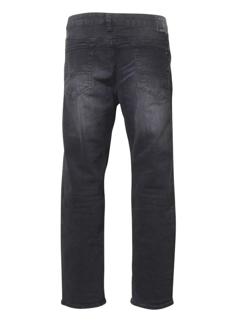 Buffalo By David Bitton Men's Slim Ash Jeans Stretch Dark Sanded Black Sz: 33x32