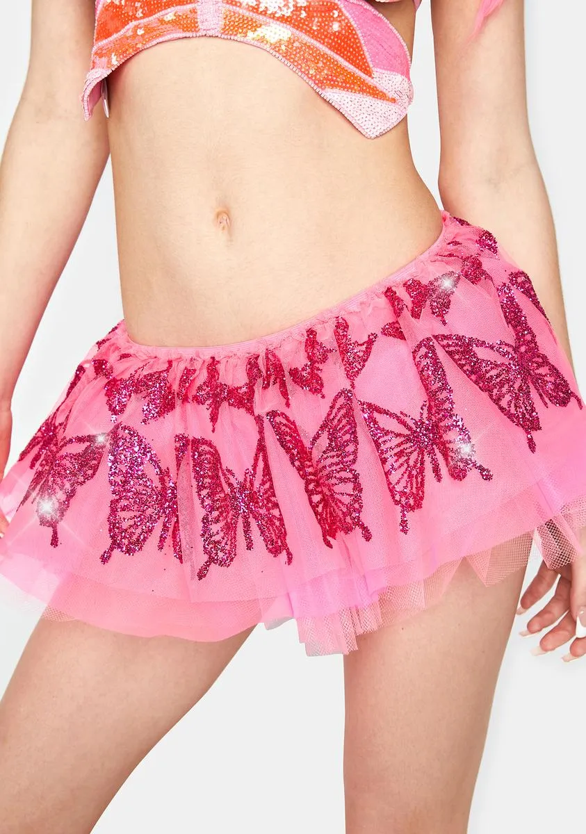 Butterfly Ballet Tutu Skirt-