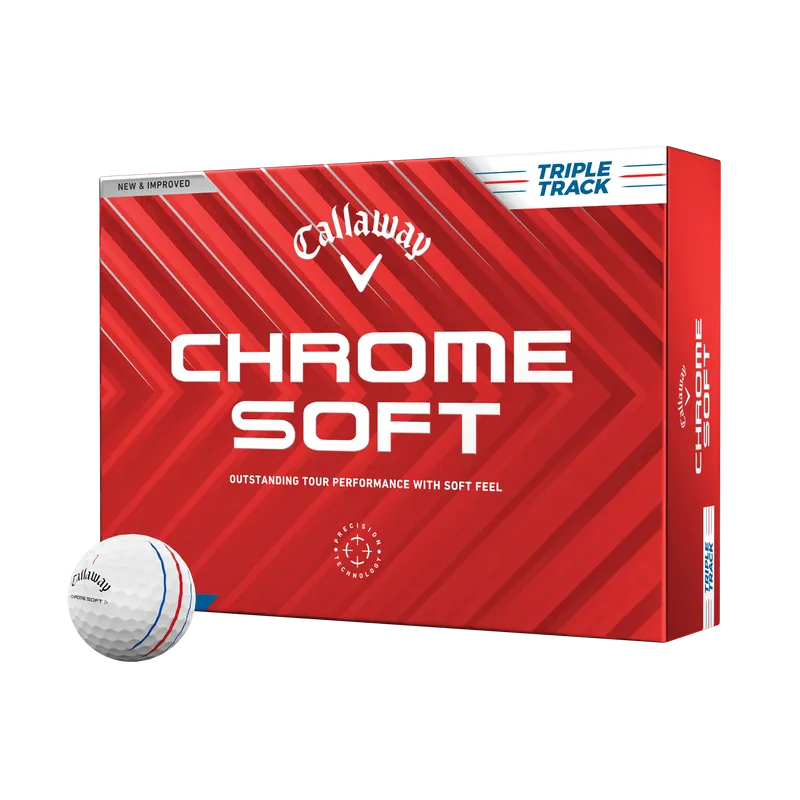 Callaway Chrome Soft Triple Track 2024 Golf Balls