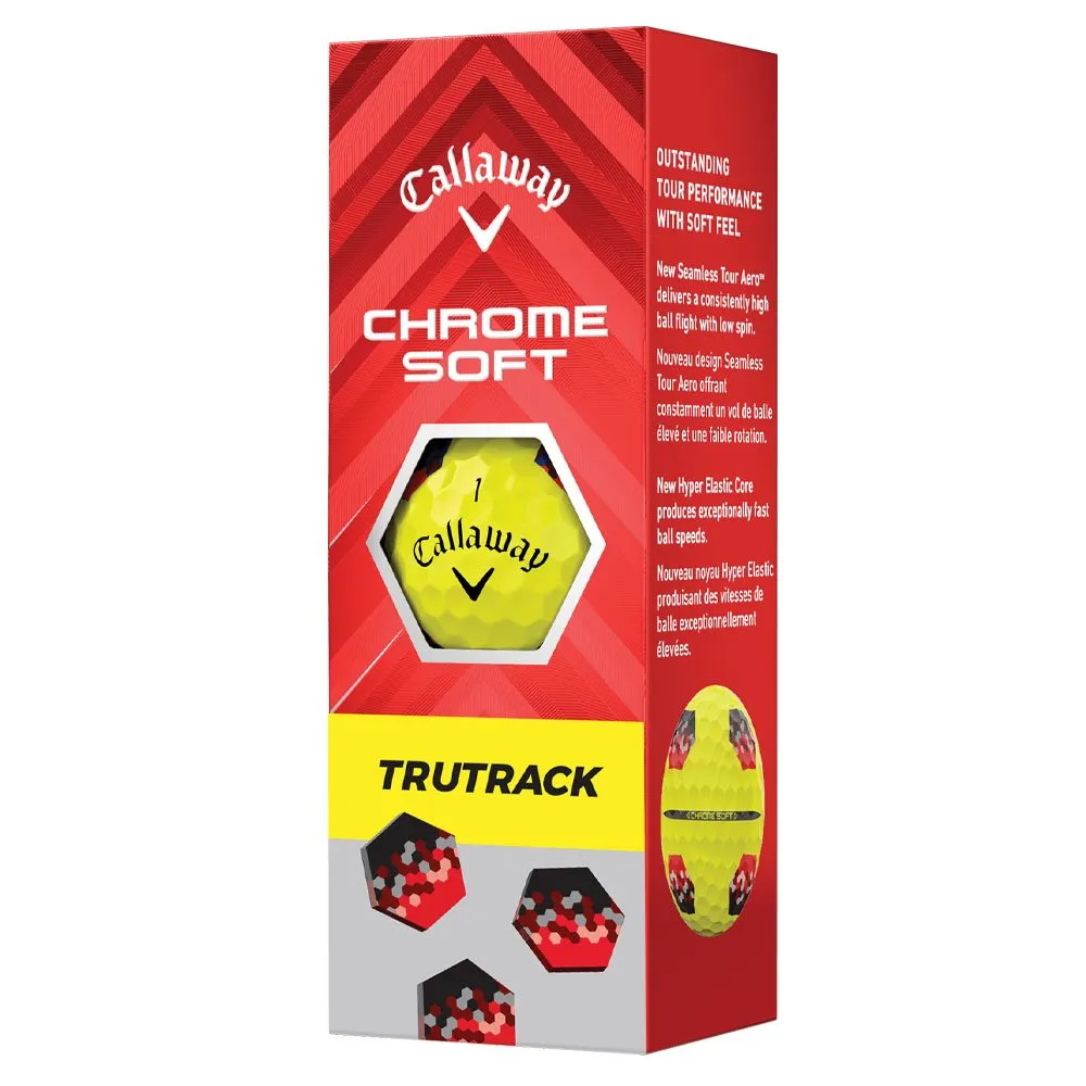 Callaway Chrome Soft TruTrack Golf Balls 2024