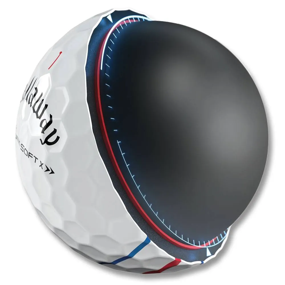 Callaway Chrome Soft X Triple Track Golf Balls 2022
